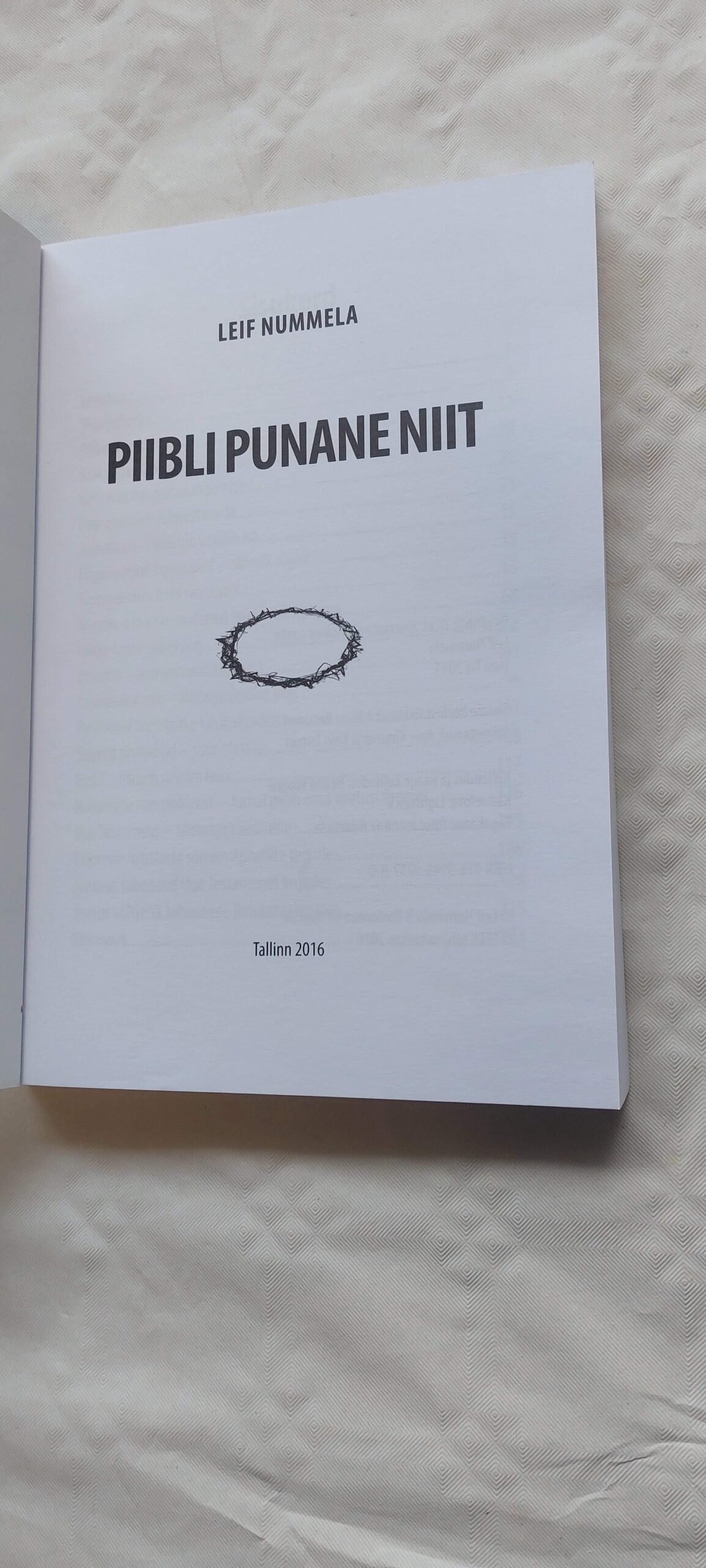 Piibli punane niit. Leif Nummela. 2016 - Image 2