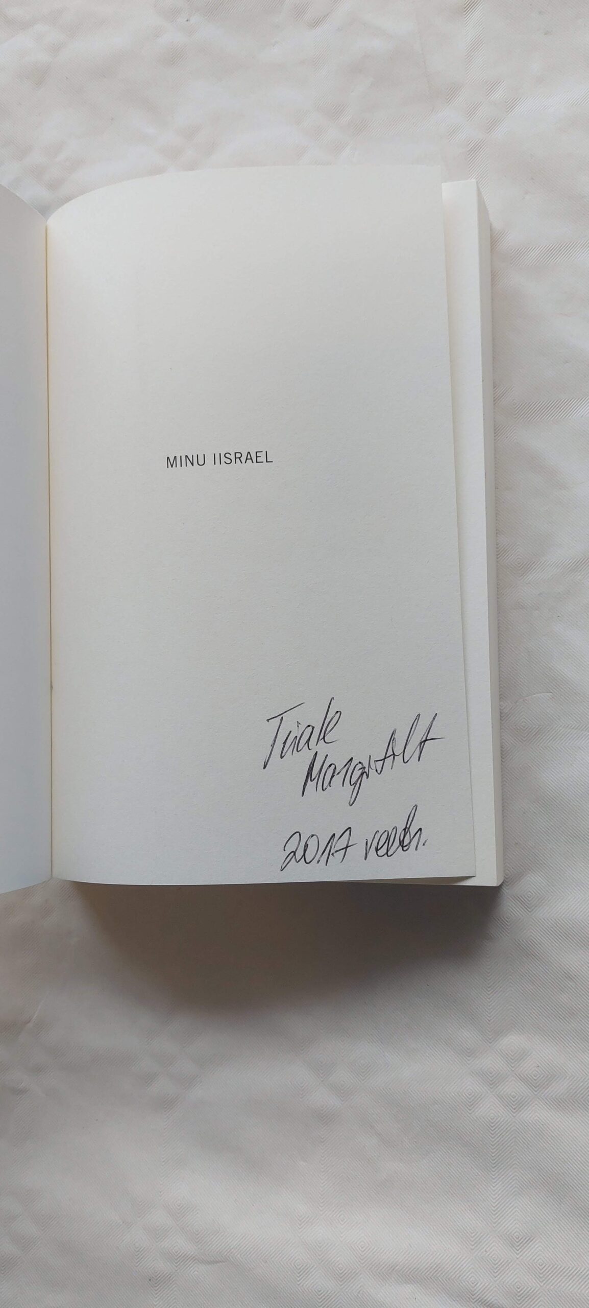 Minu Iisrael. Kuidas tõlkida sabatit. Margit Prantsus. 2017 - Image 2