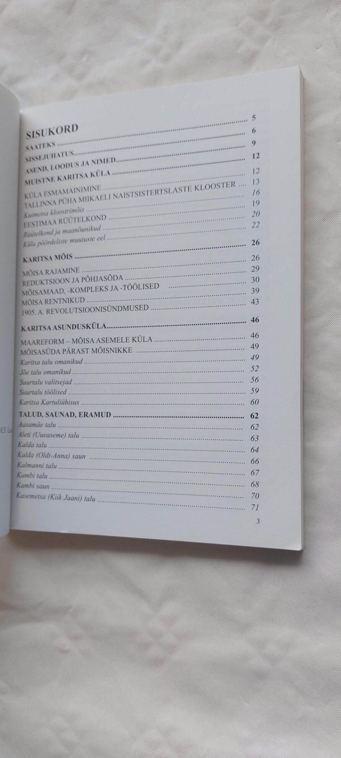 Karitsa küla ja mõisa lugu. Kalev Kask. 2011 - Image 3