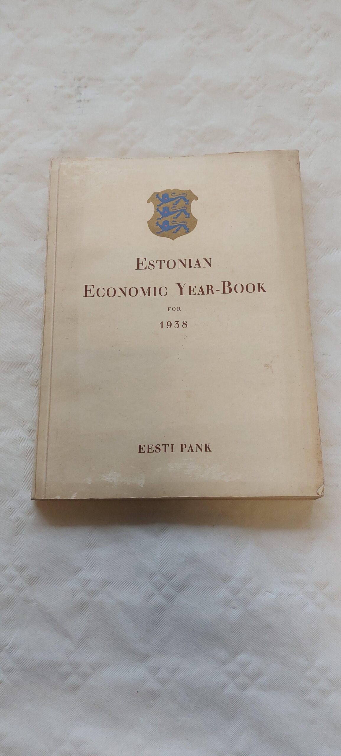 Estonian economic year-book for 1938.
