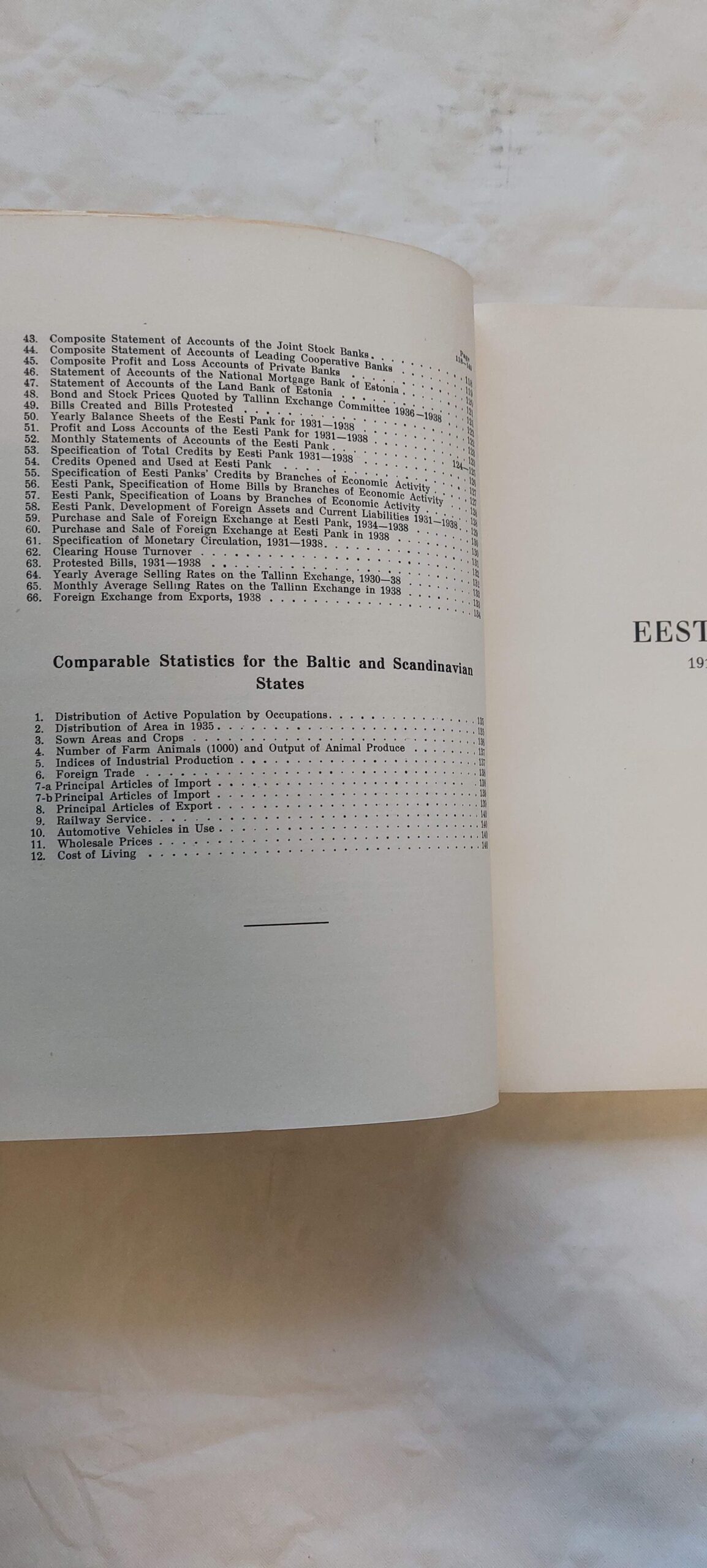 Estonian economic year-book for 1938. - Image 4