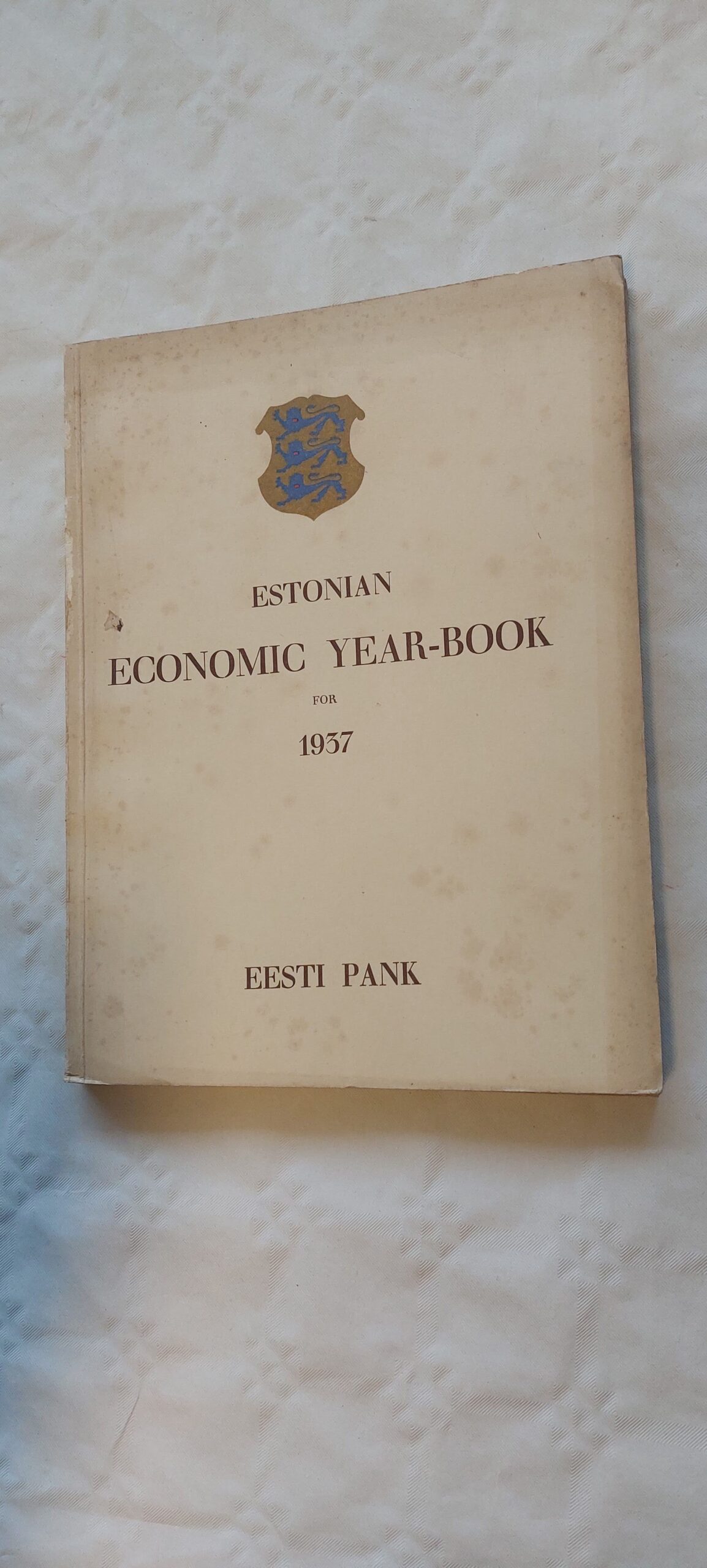 Estonian economic year-book for 1937.