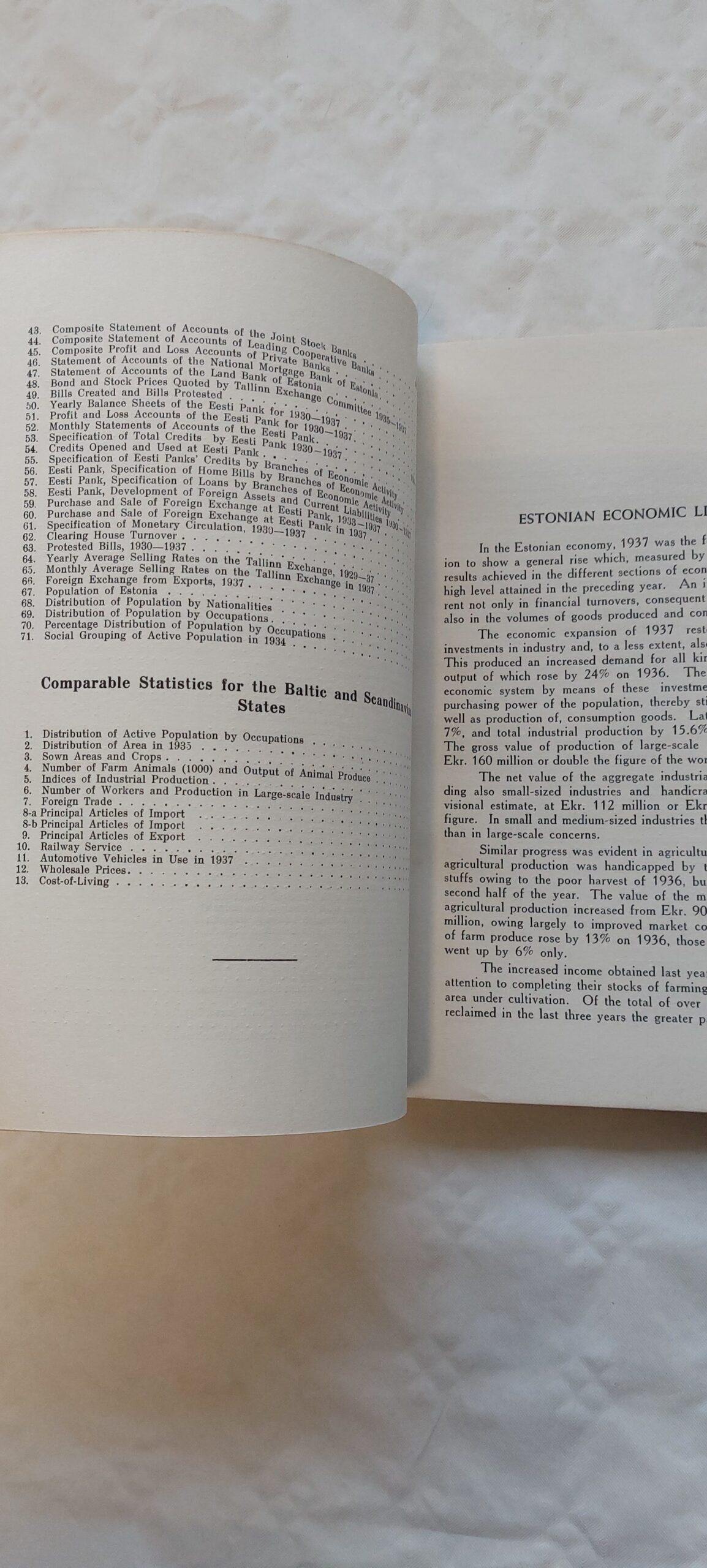 Estonian economic year-book for 1937. - Image 4
