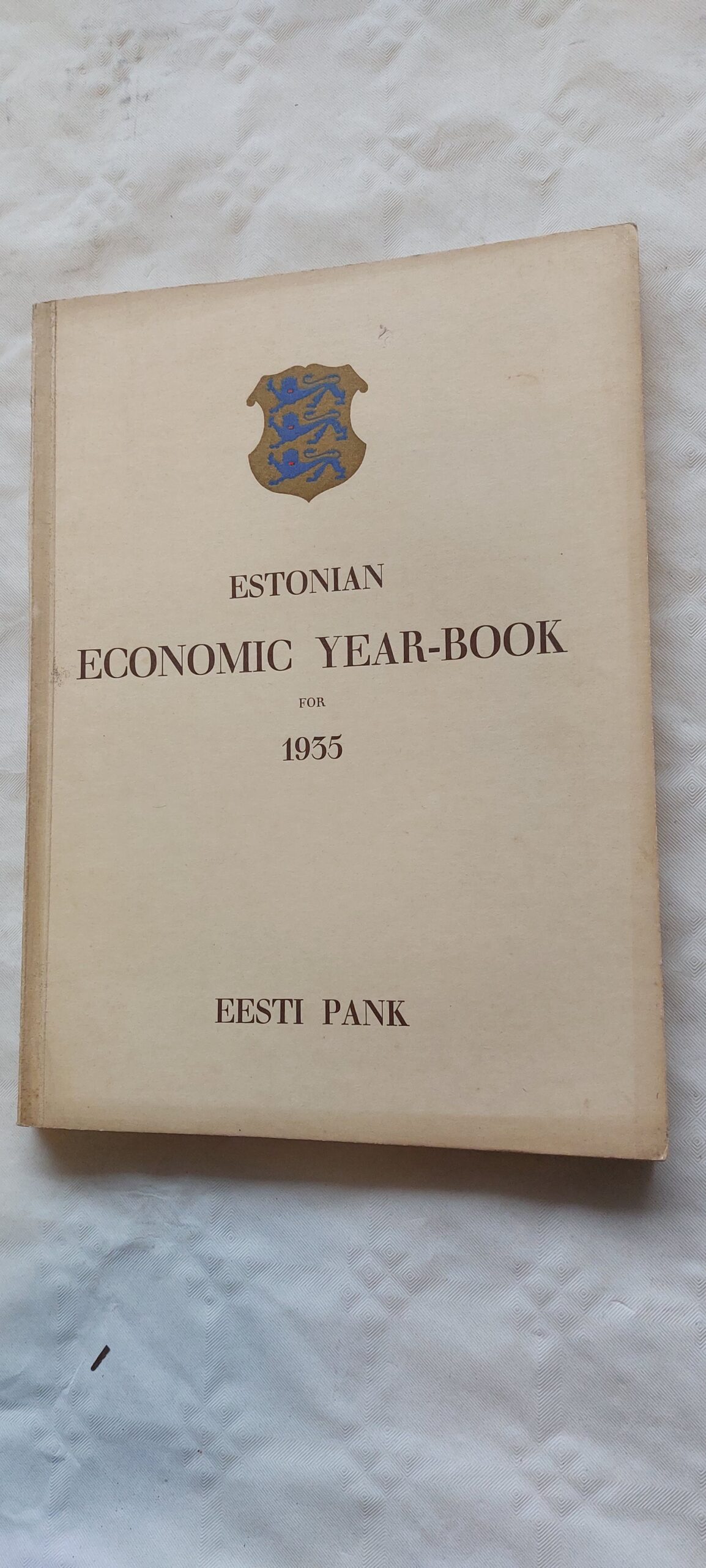 Estonian economic year-book for 1935.