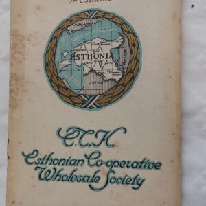 E. T. K. ESTOHONIAN CO-OPERATIVE WHOLESALES SOCIETY. 1924