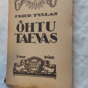 Õhtu taevas. Fried. Tuglas. 1920