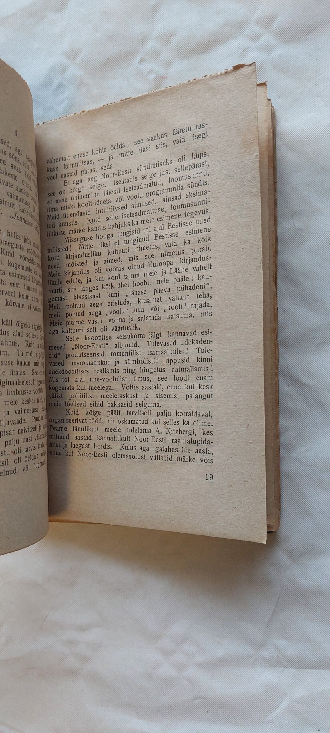 Aja kaja 1914-1919. Friedebert Tuglas. 1929 - Image 4