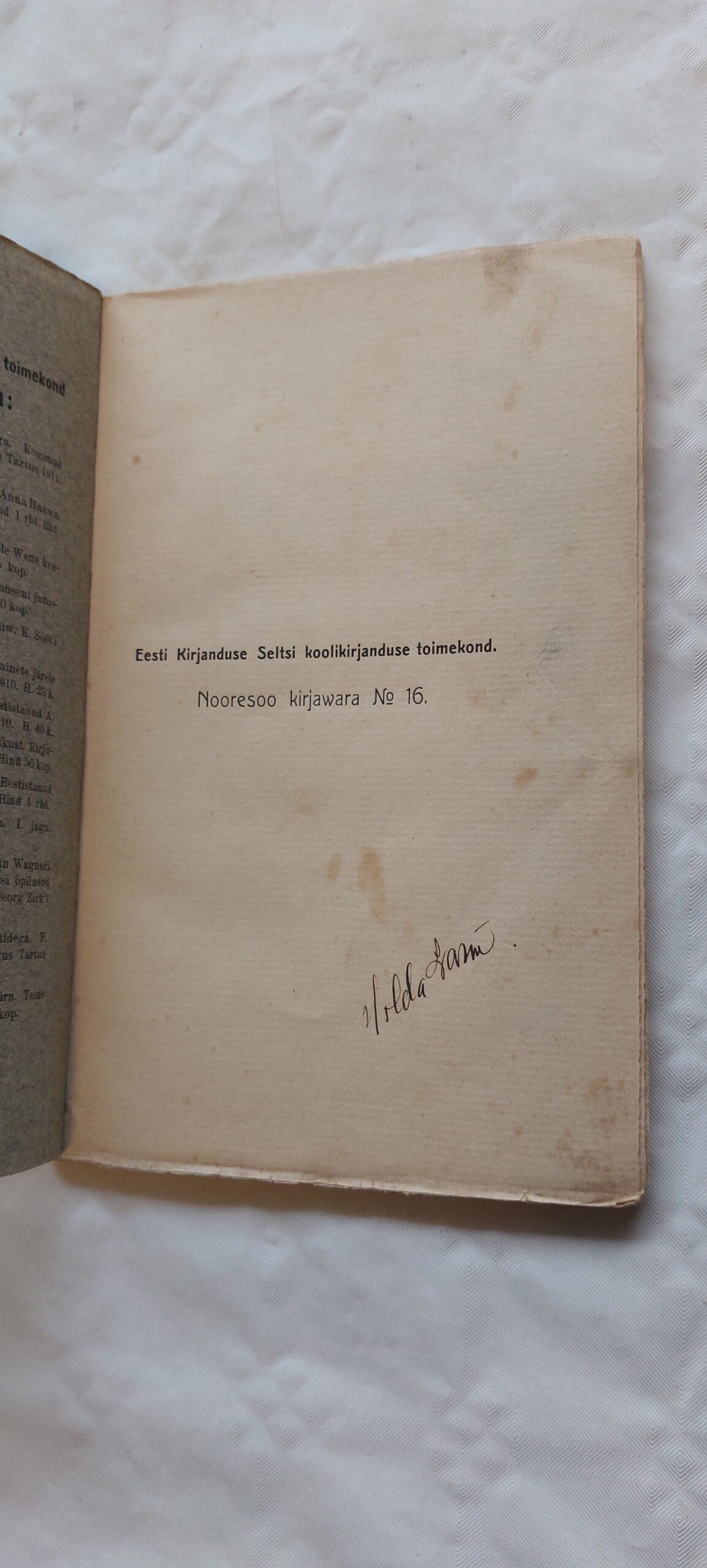 Luige Laos. Suwe Jaani sõpradele. 1911 - Image 2