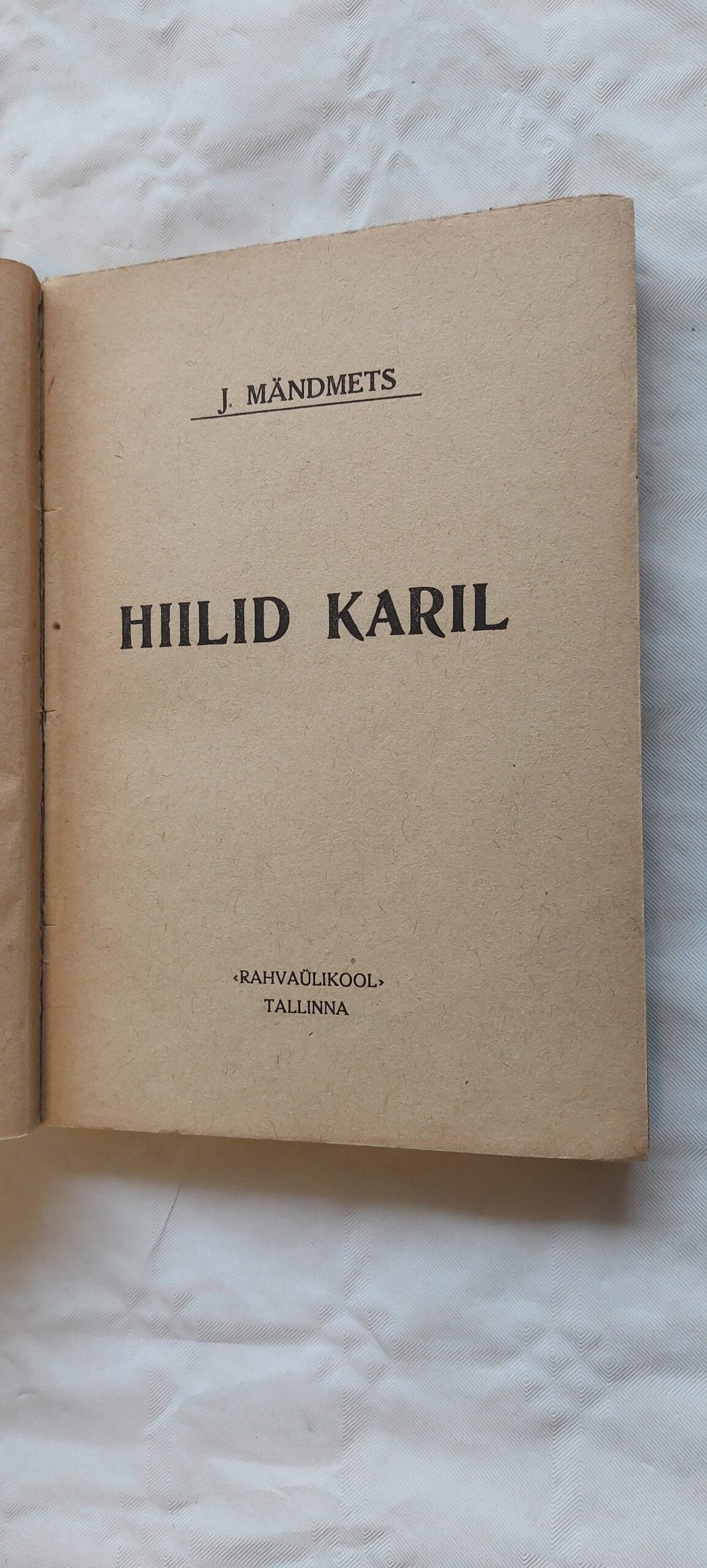 Hiilid Karil. J. Mändmets. - Image 2