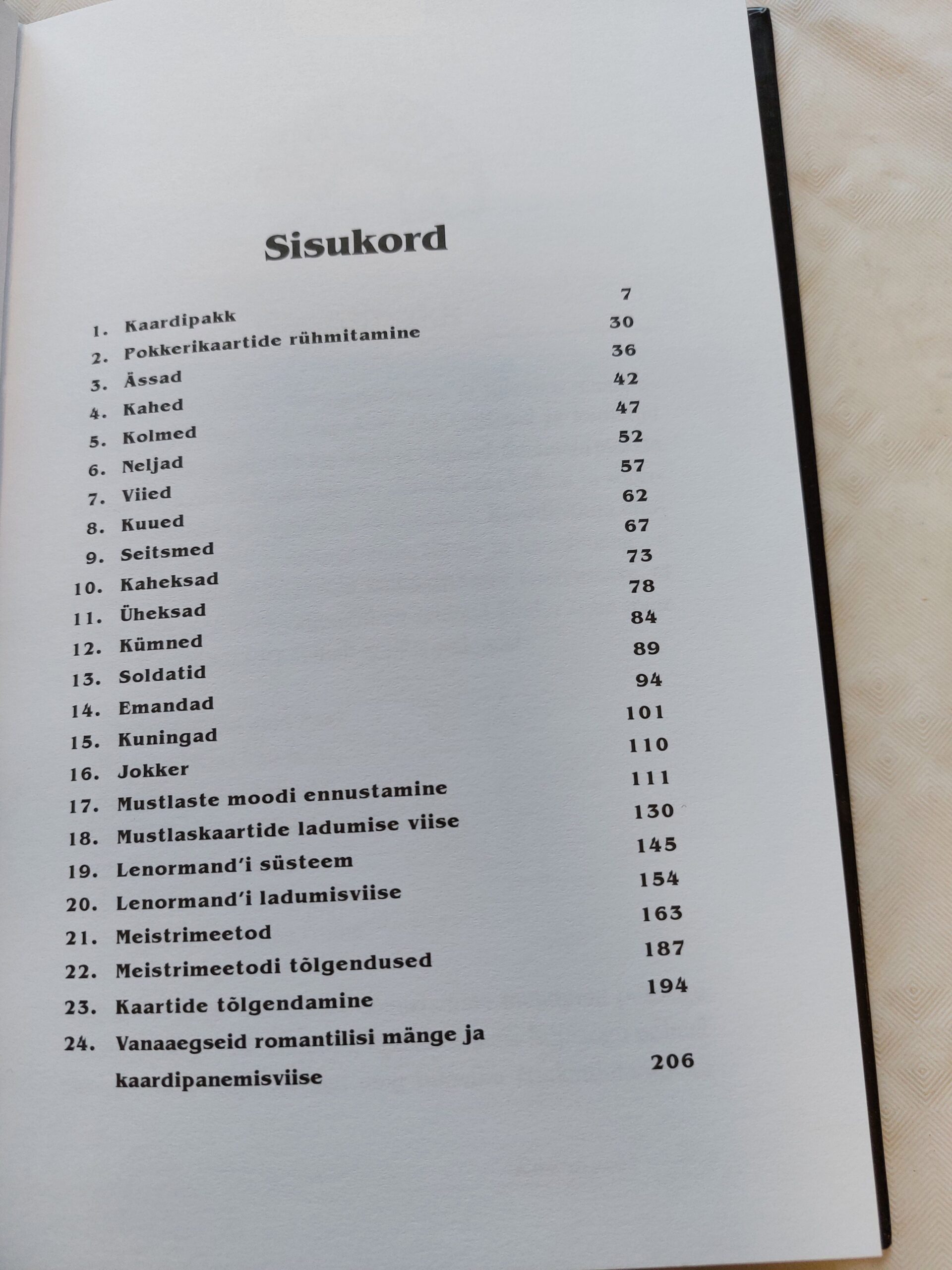 Mängukaartidega ennustamine. Jonathan Dee. 2008 - Image 3