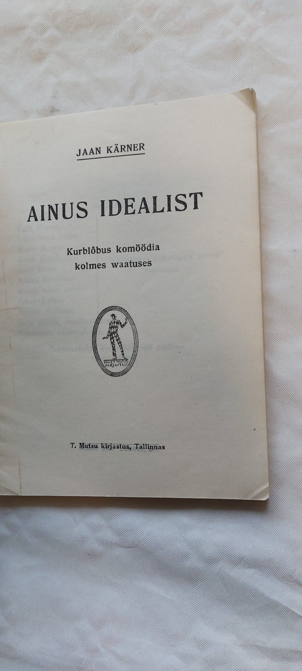 Ainus idealist. Jaan Kärner. - Image 2