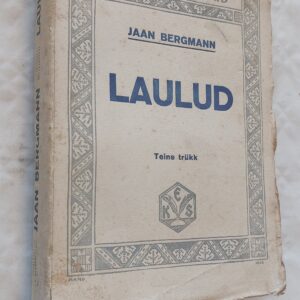 Laulud. Jaan Bergmann. 1923