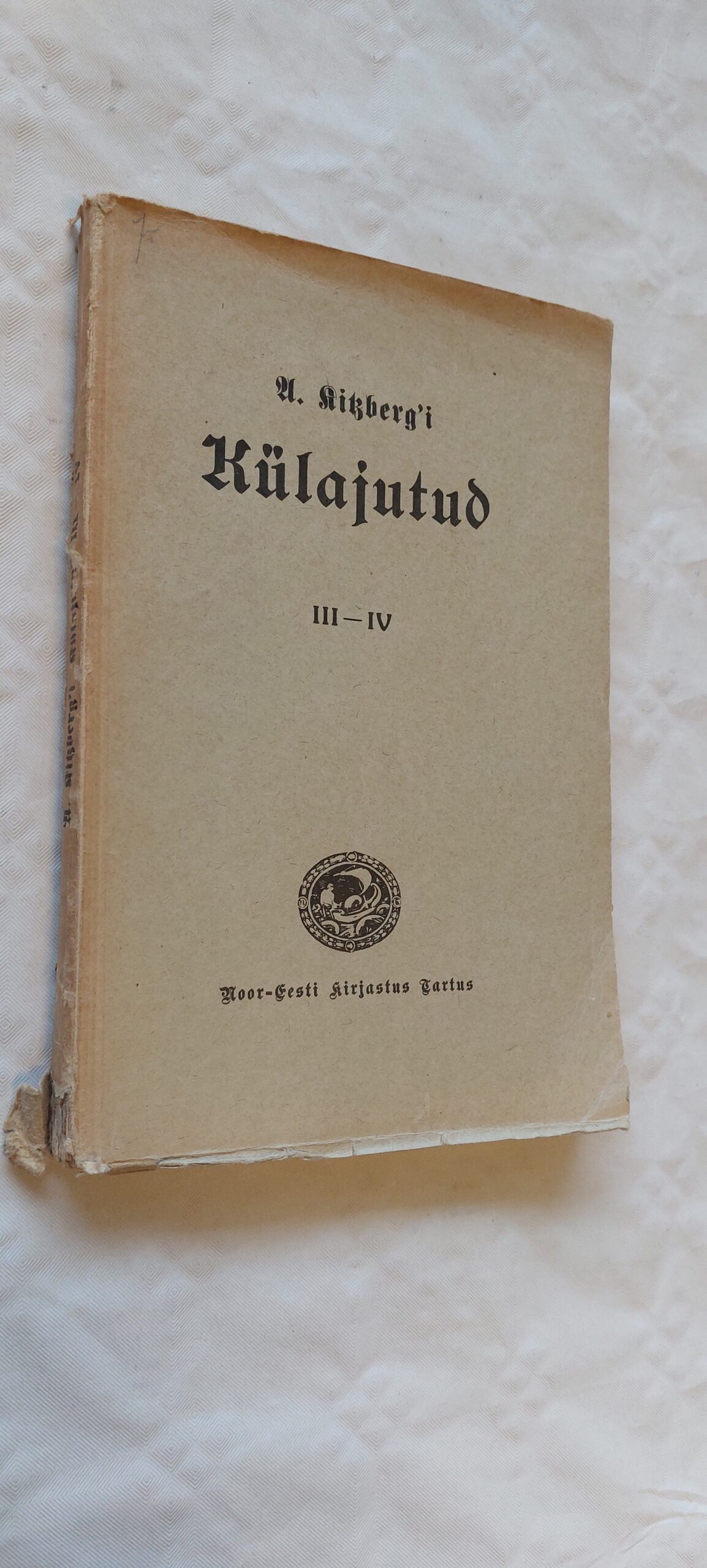 Külajutud III-IV. osa. A. Kitzberg. 1928