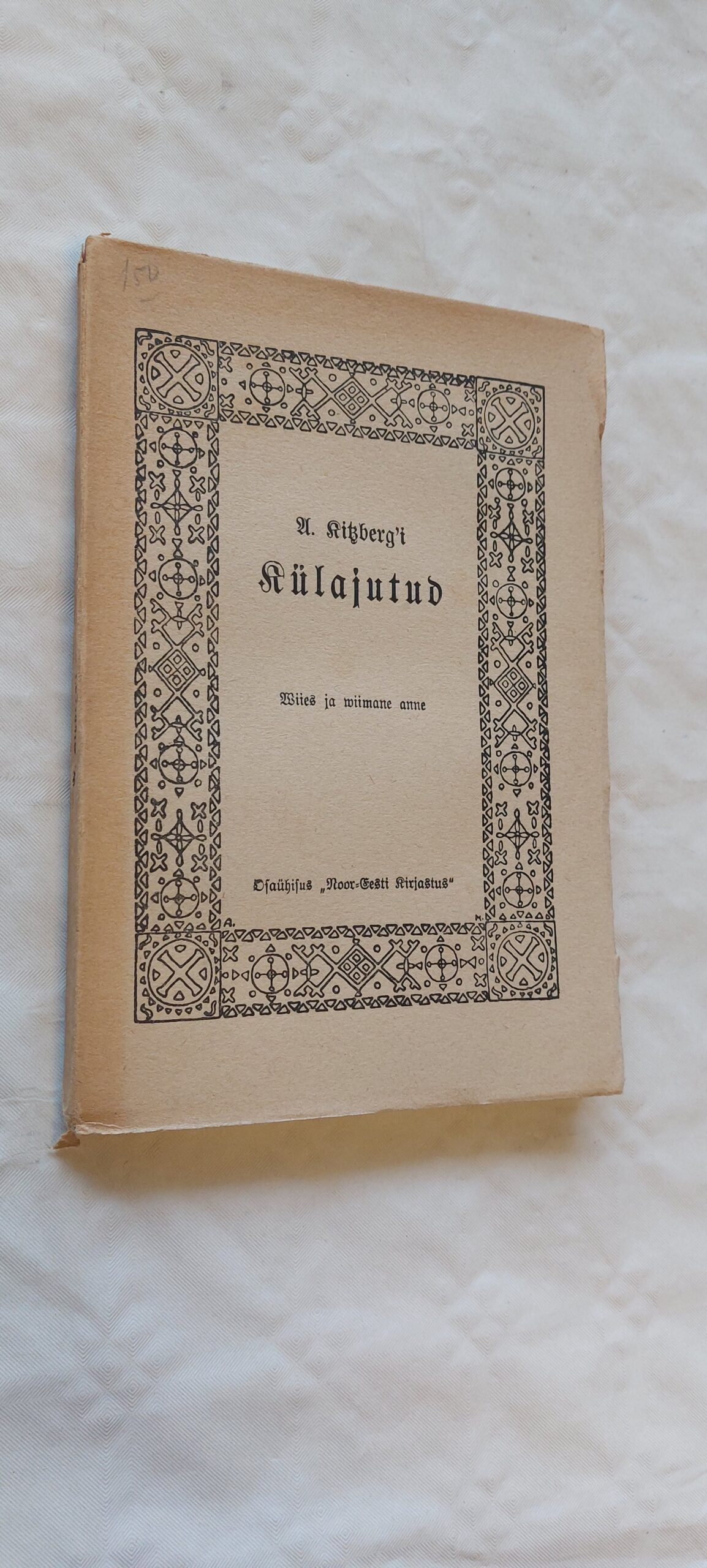 Külajutud V. osa. A. Kitzberg.