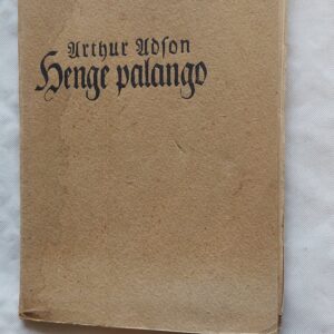 Henge palango. Artur Adson. 1920