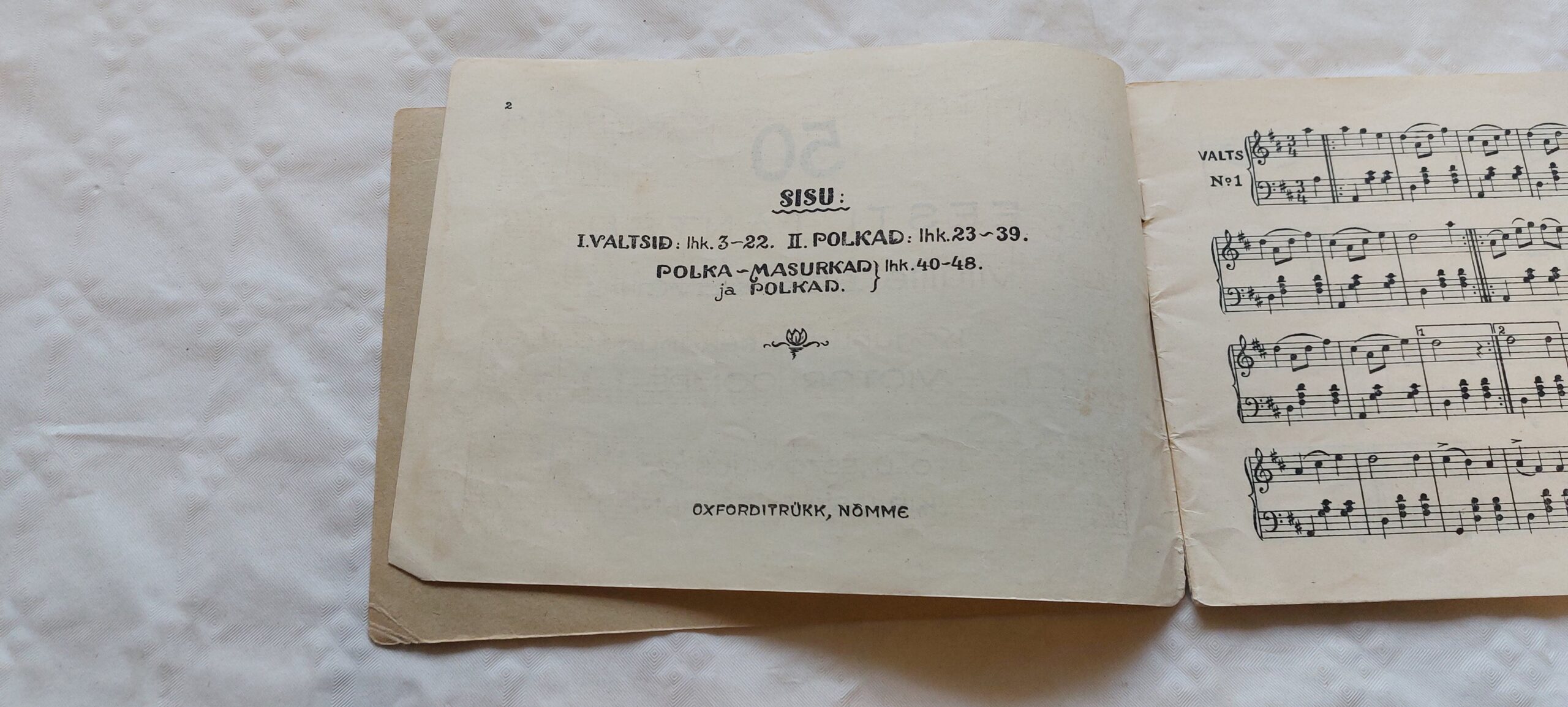 50 eesti tantsu viiulile ehk klaverile. Victor Compe. - Image 4