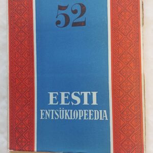 Eesti Entsüklopeedia. 52. vihik. 1937