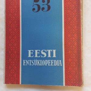 Eesti Entsüklopeedia. 53. vihik. 1937
