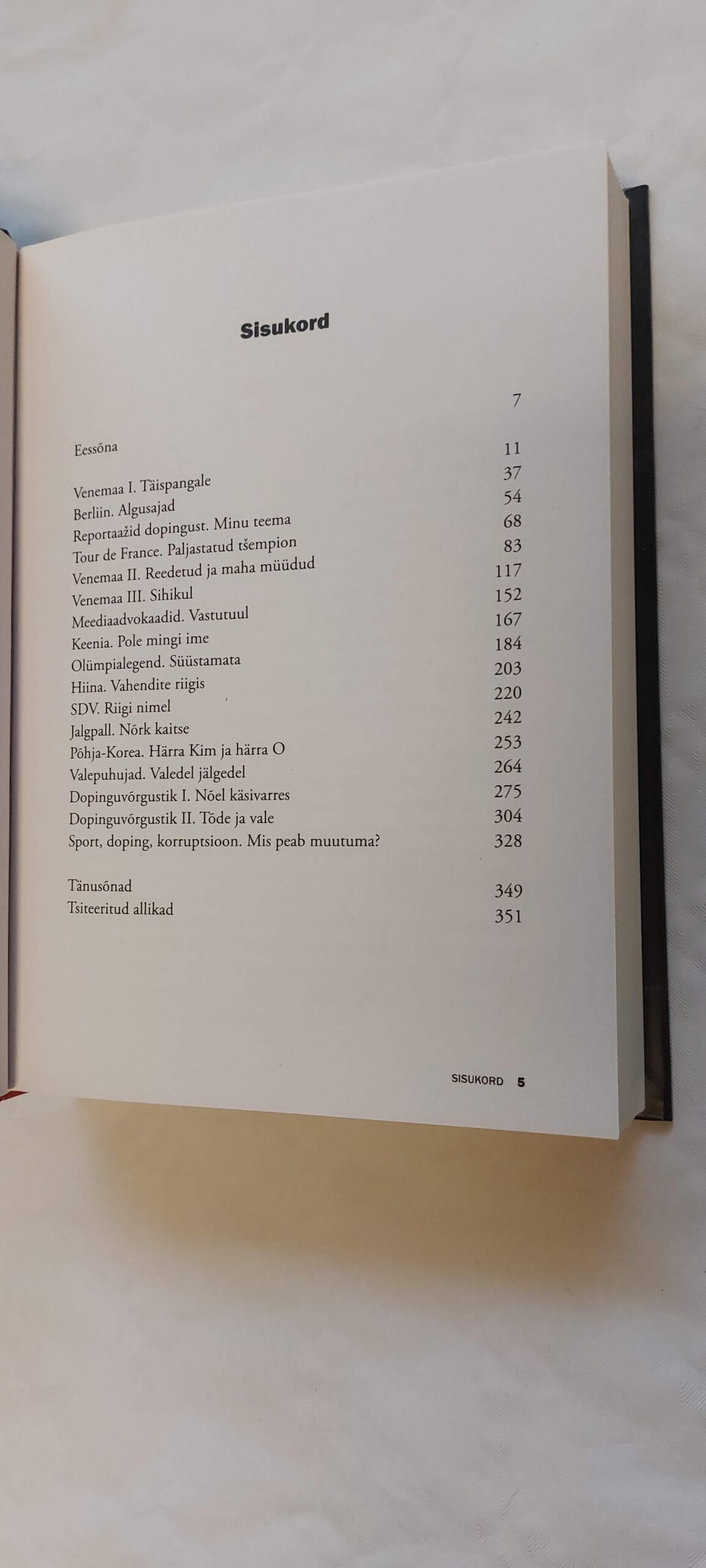 Spordi vaenlased. Hajo Seppelt. 2020 - Image 3