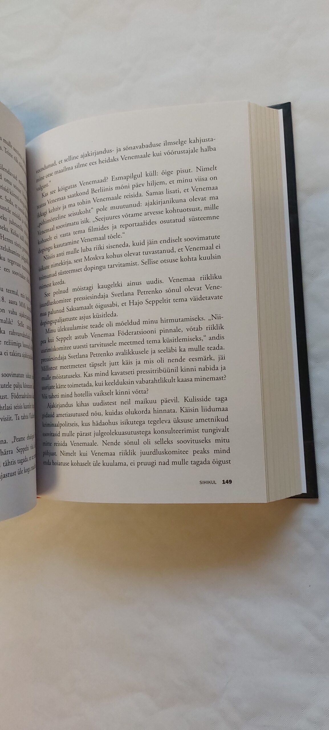 Spordi vaenlased. Hajo Seppelt. 2020 - Image 4