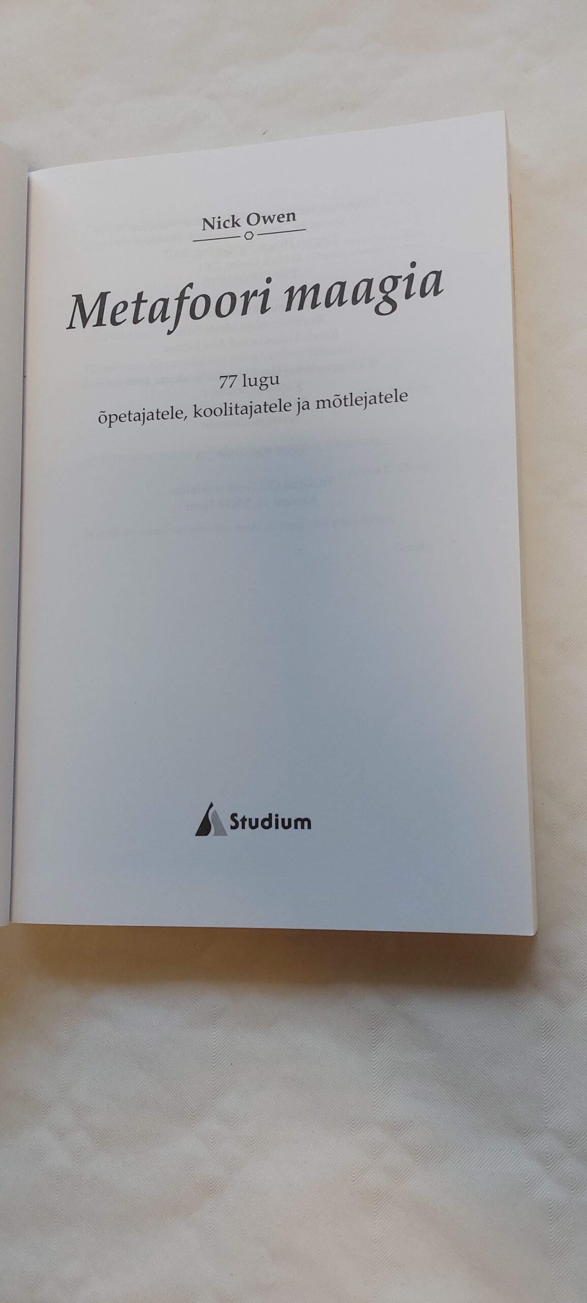 Metafoori maagia. Nick Owen. 2005 - Image 2