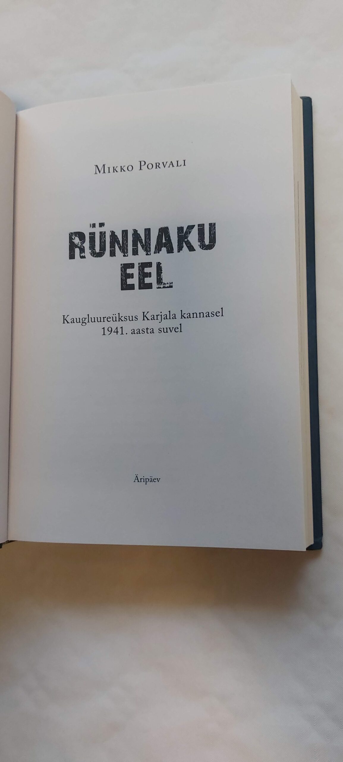 Rünnaku eel. Mikko Porvali. 2023 - Image 2
