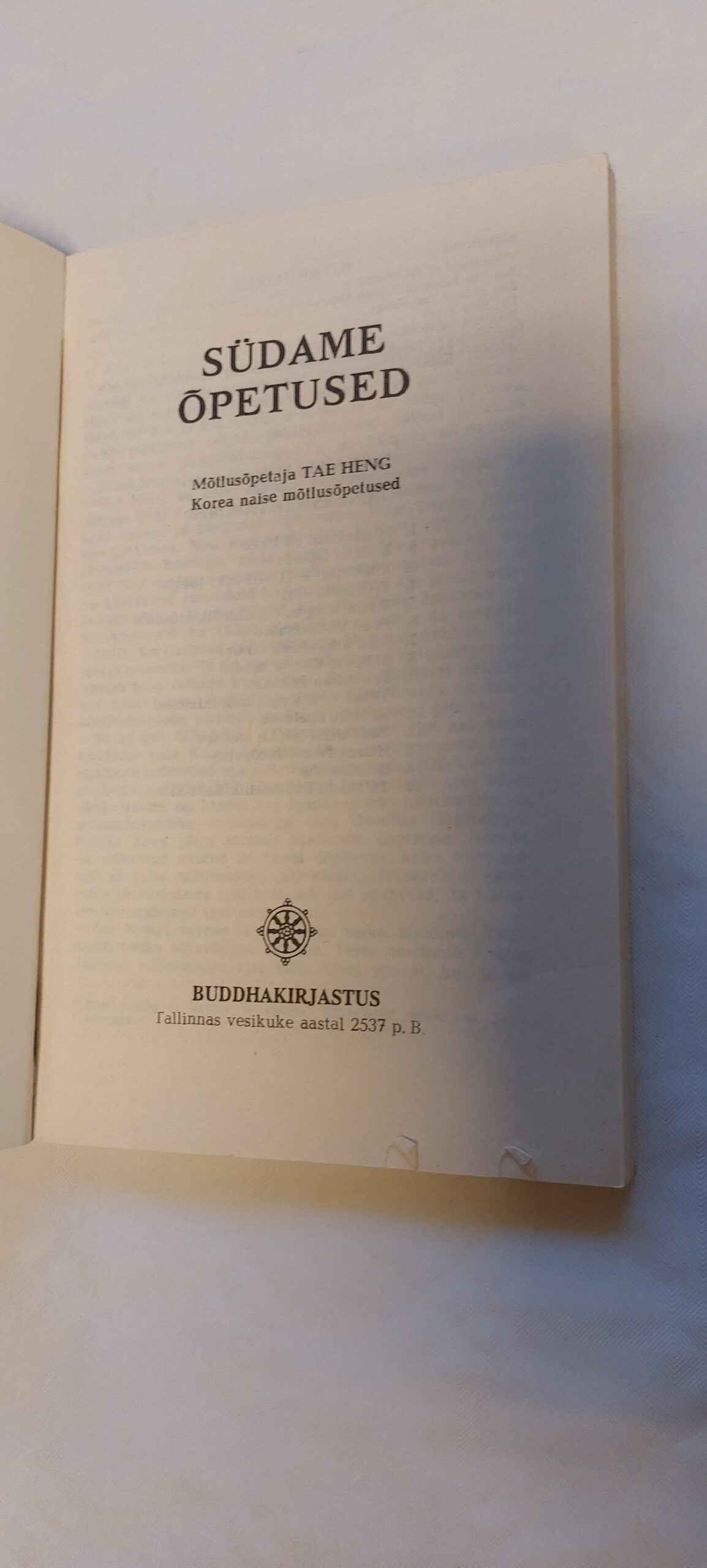 Südame õpetused. Tae Heng - Image 2