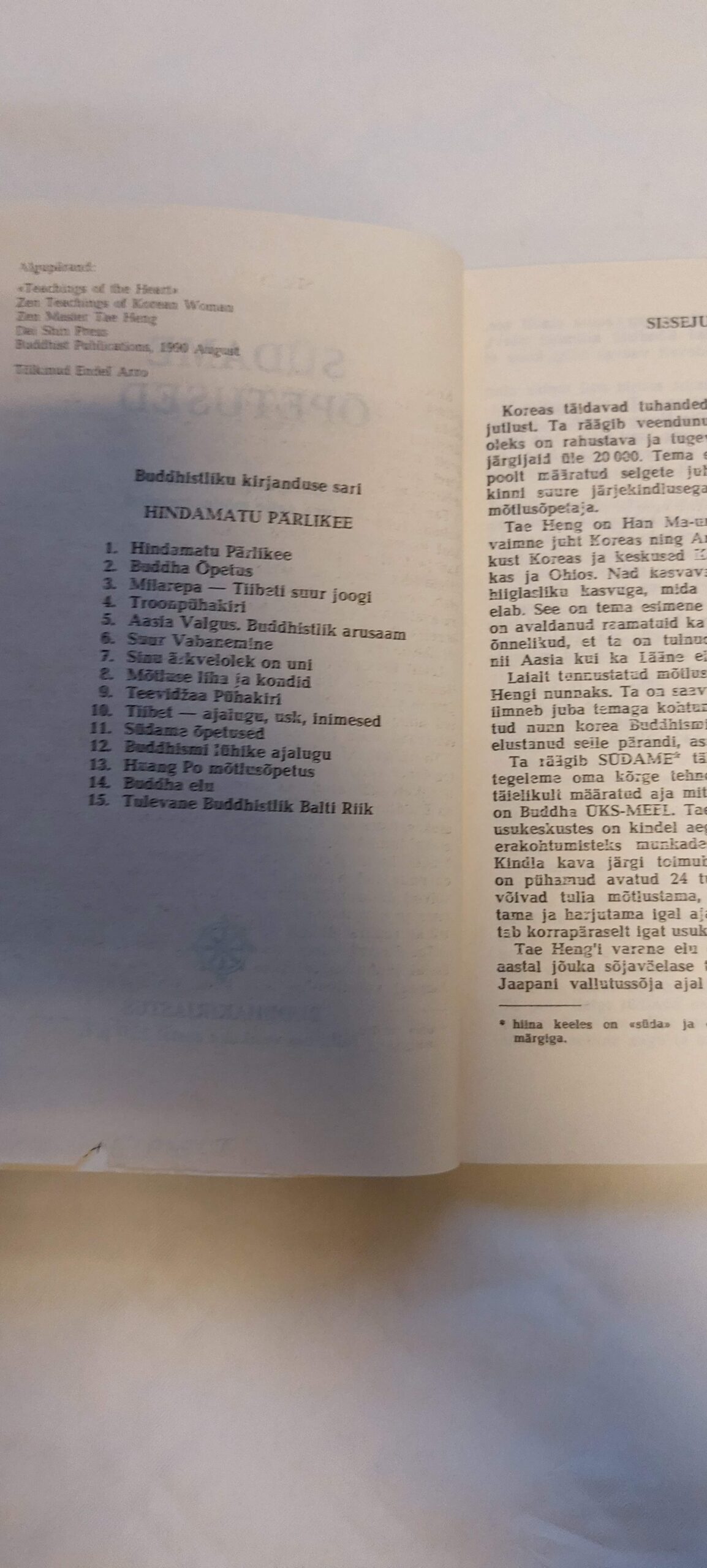 Südame õpetused. Tae Heng - Image 3