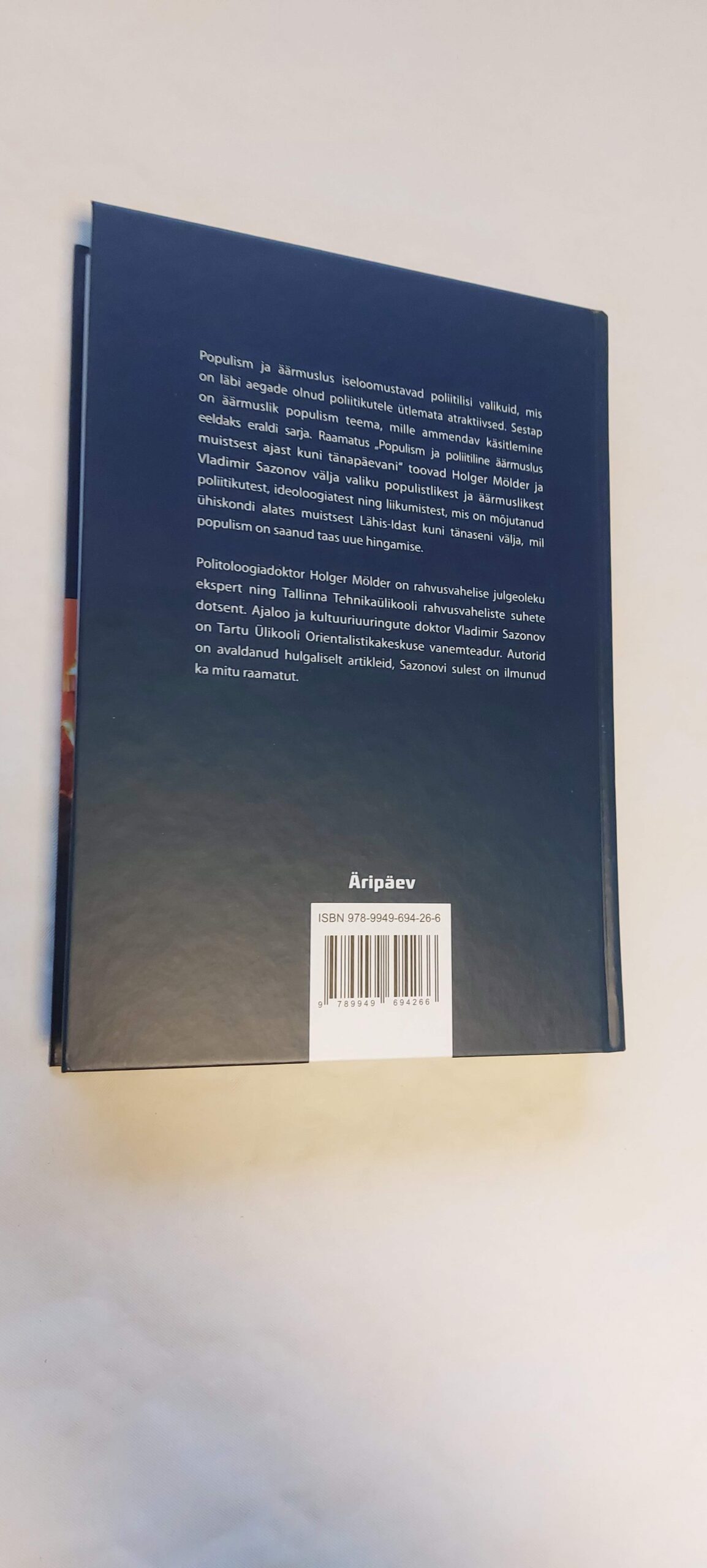 Populism ja poliitiline äärmuslus. Holger Mölder, Vladimir Sazonov. 2020 - Image 6