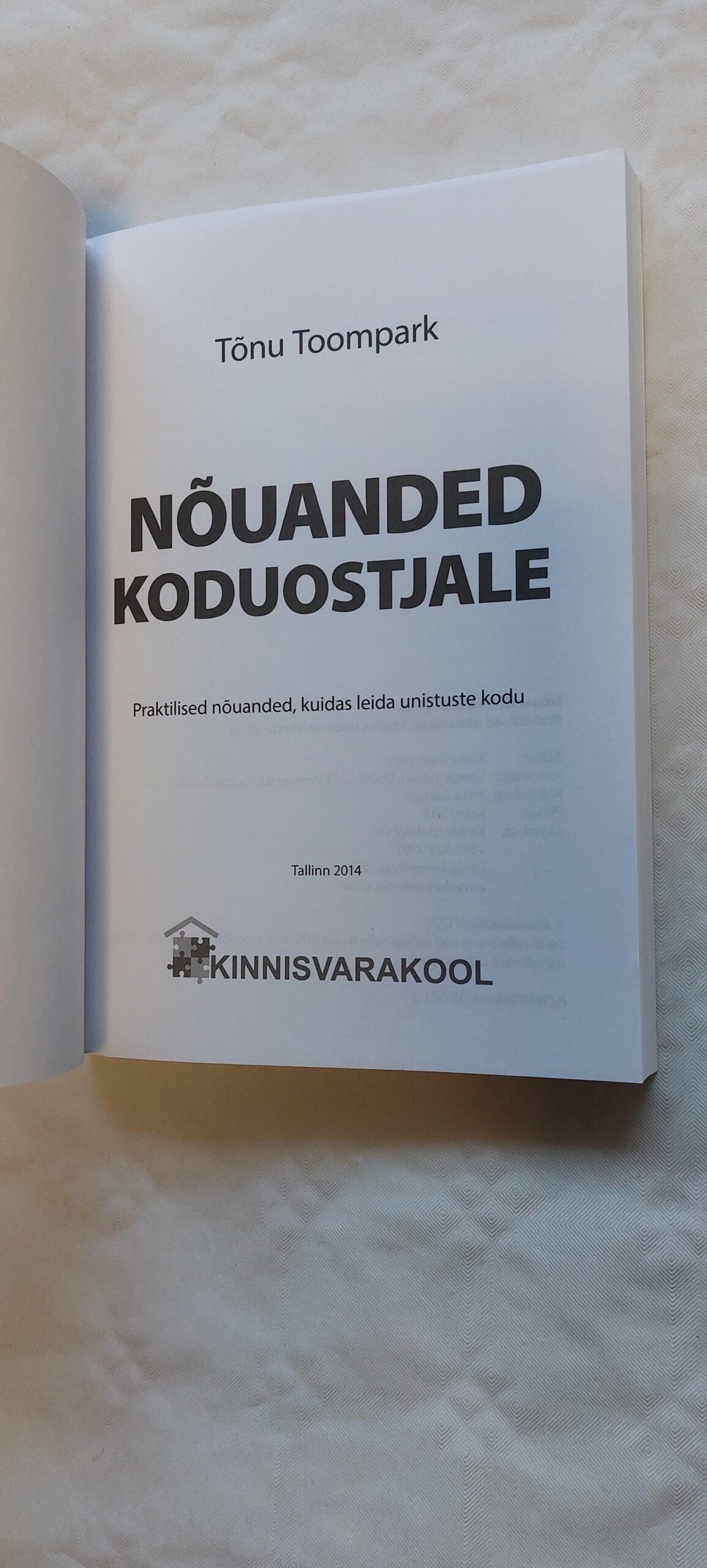 Nõuandeid koduostjale. Tõnu Toompark. 2014 - Image 2