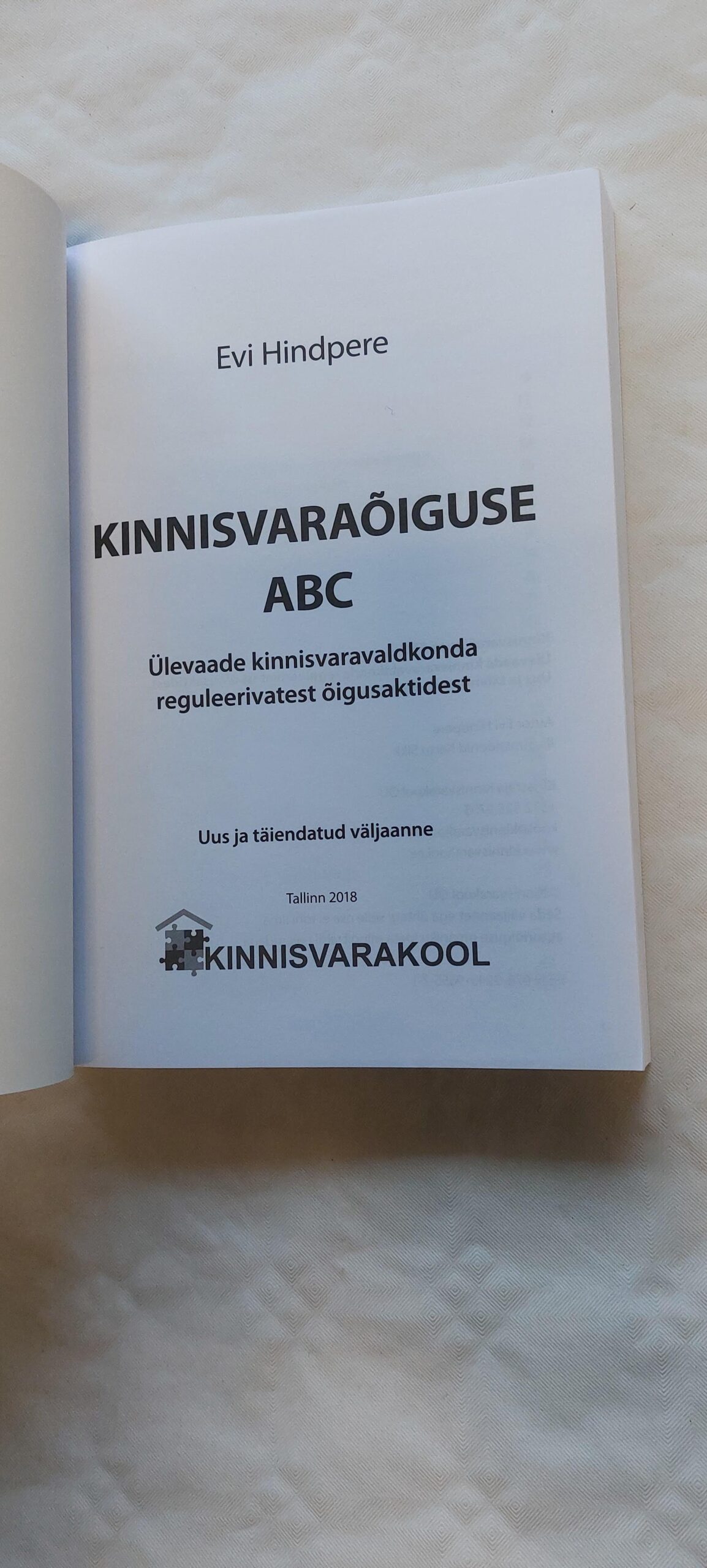 Kinnisvaraõiguse ABC. Evi Hindpere. 2018 - Image 2