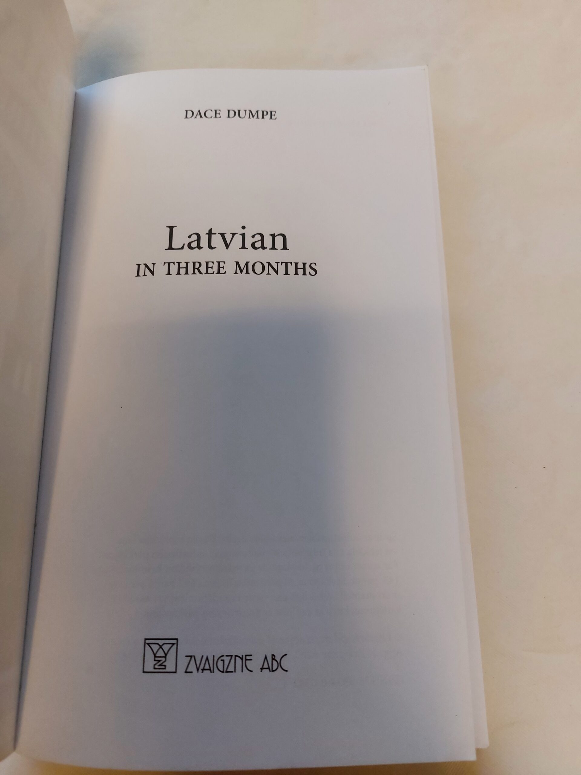 Latvian in Three Months. Dace Dumpe. 2018 - Image 2