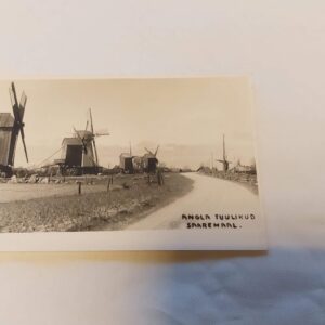 EW AEGNE POSTKAART. ANGLA TUULIKUD SAAREMAAL.