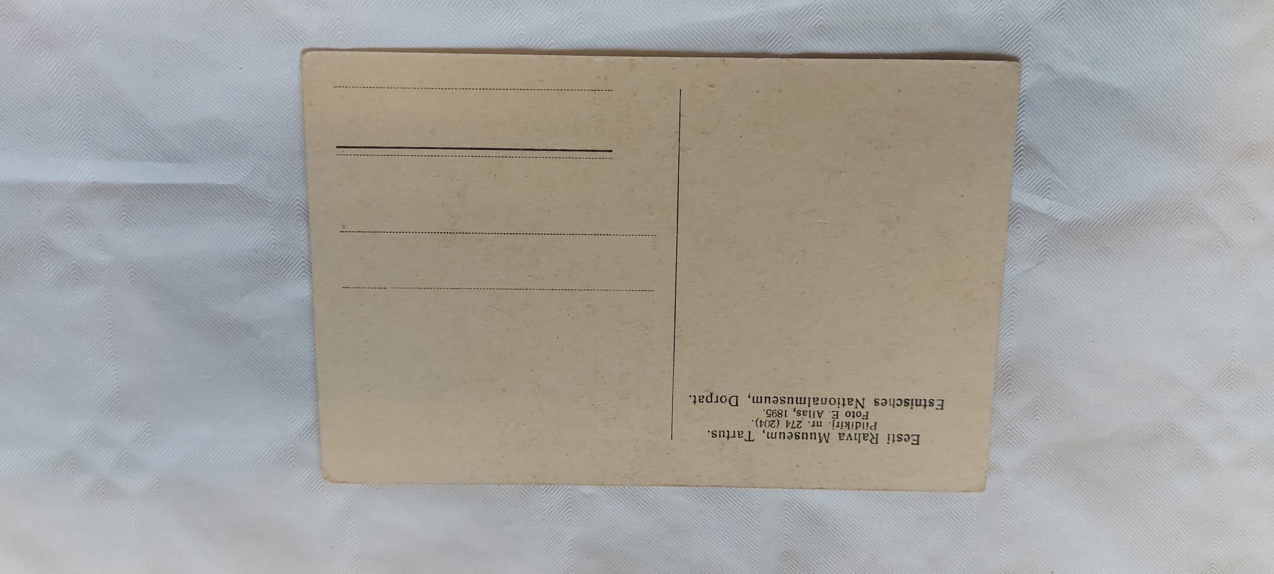 EV AEGNE POSTKAART. MUHU. NAINE. -MOHN. - Image 2