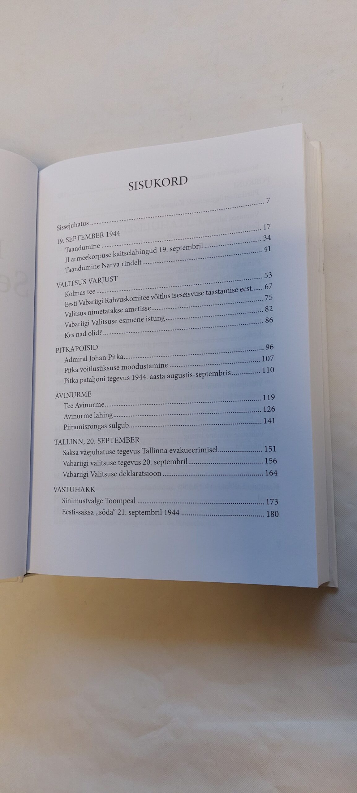 September 1944. Otto Tiefi valitsus. Mart Laar. 2007 - Image 3