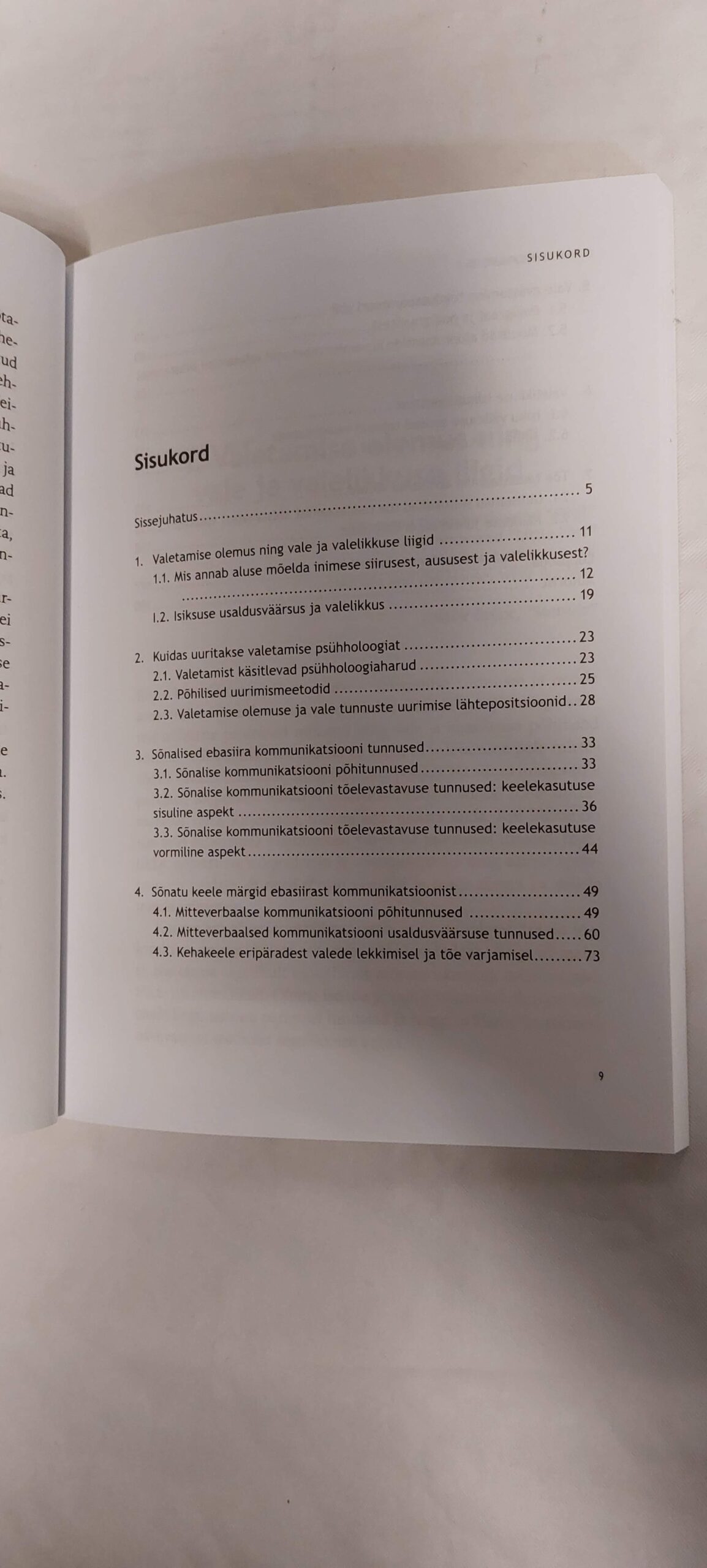 Valetamismärgid. Kuidas tunda ära valetamist? Talis Bachmann. 2008 - Image 3