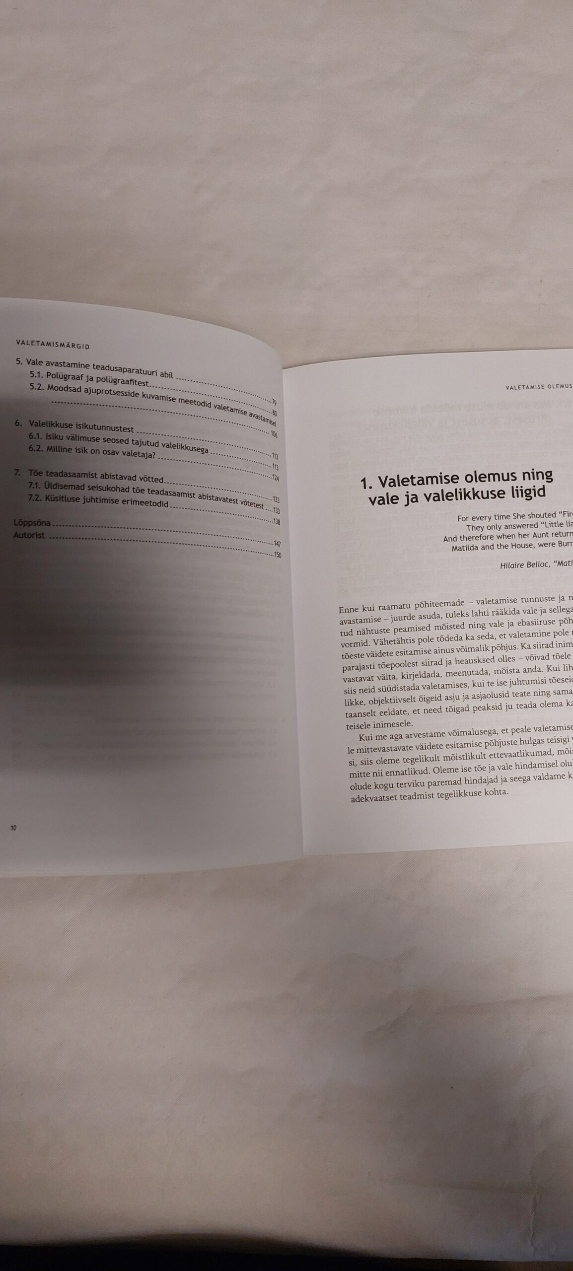 Valetamismärgid. Kuidas tunda ära valetamist? Talis Bachmann. 2008 - Image 4