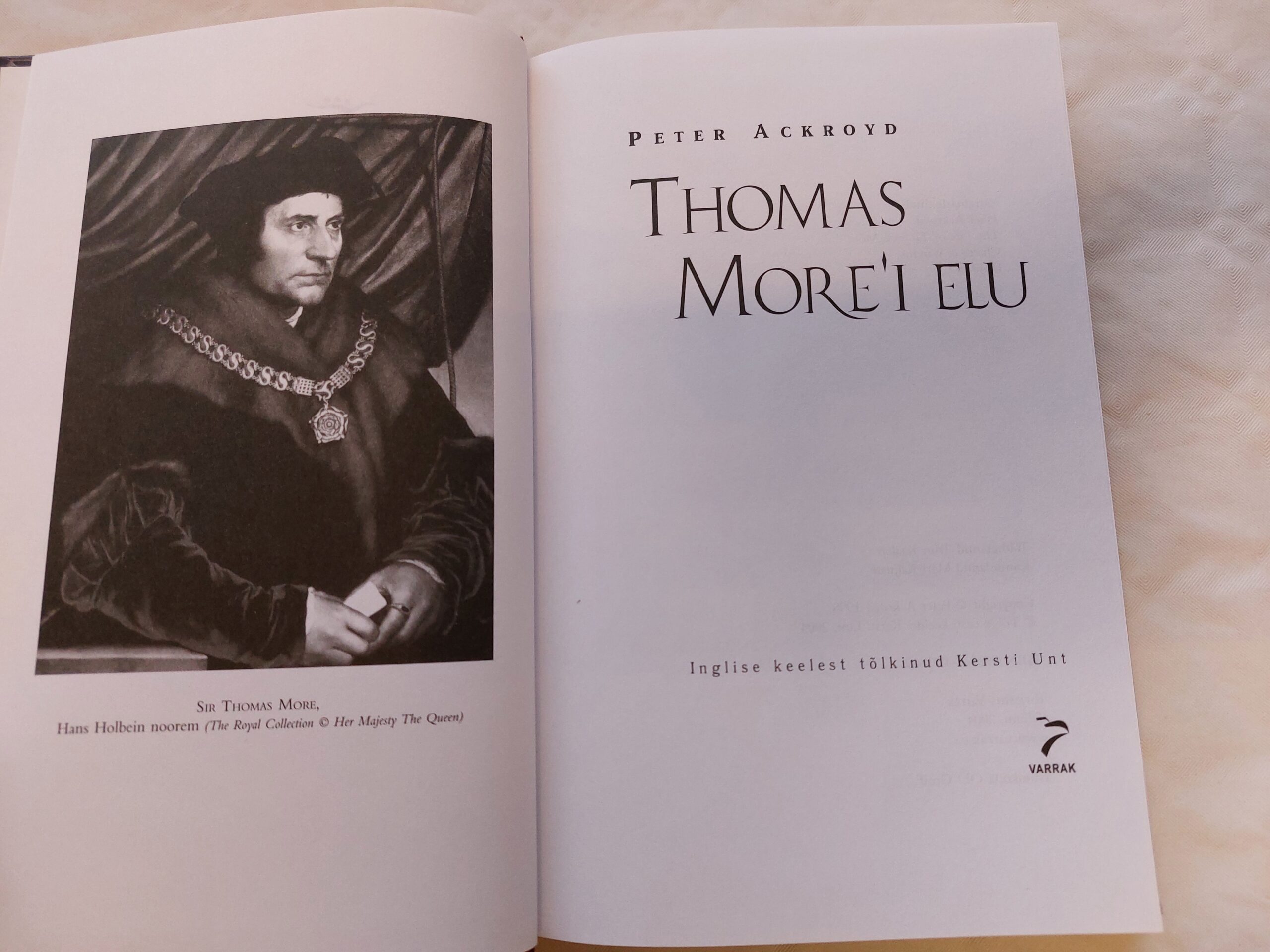 Thomas More'i elu. Peter Ackroyd. 2004 - Image 2