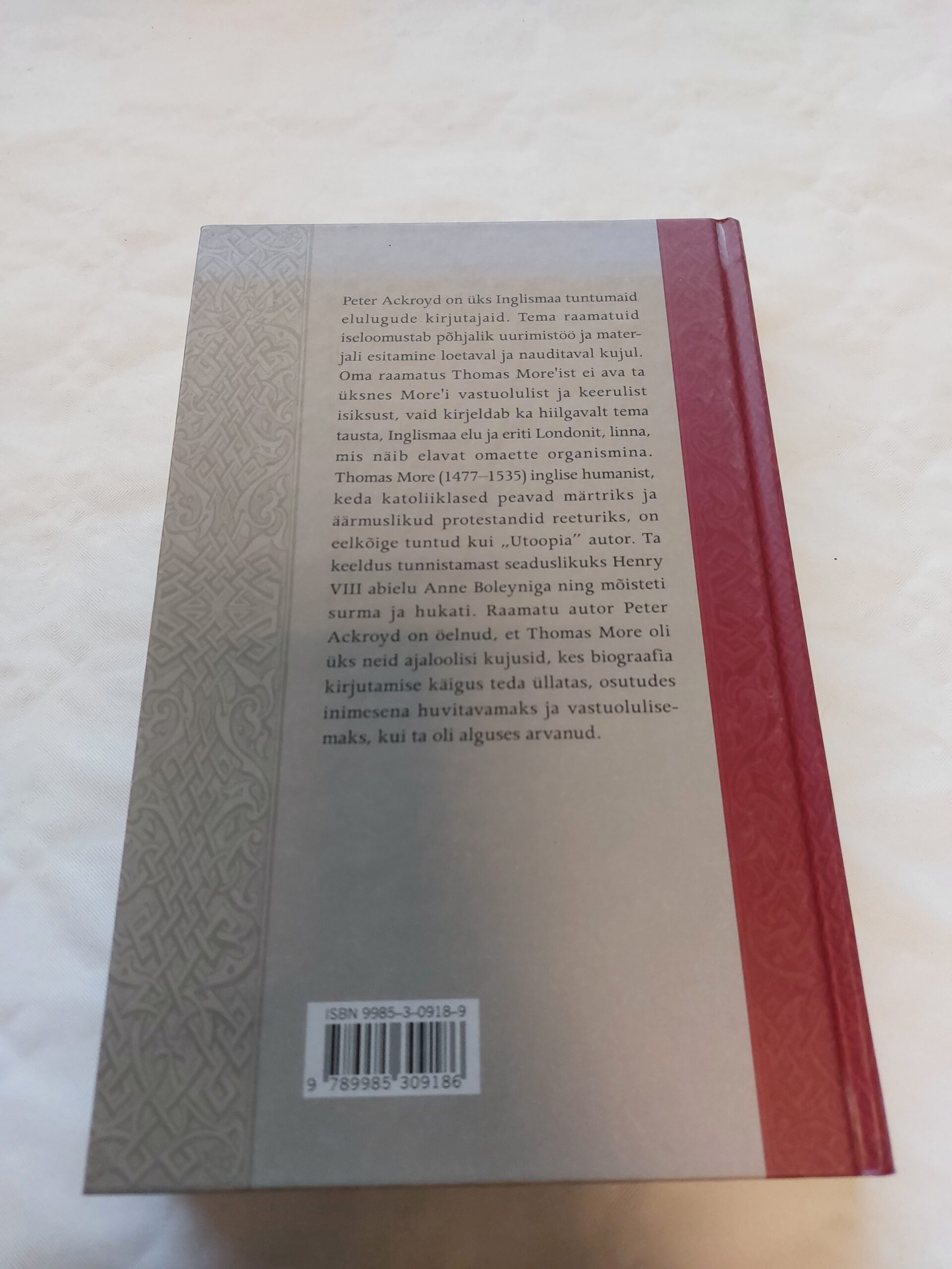 Thomas More'i elu. Peter Ackroyd. 2004 - Image 5