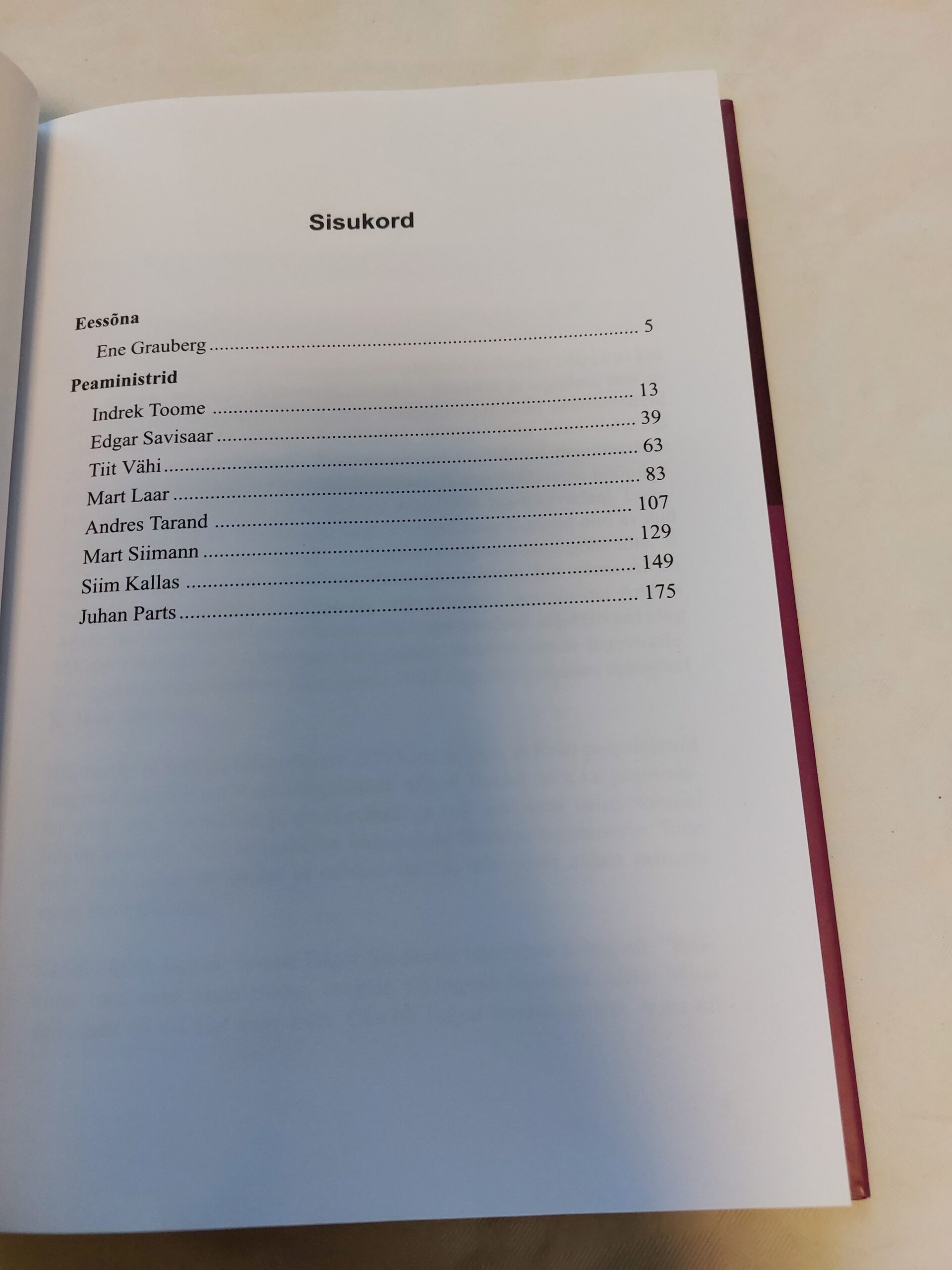 Peaministrid. Eesti Vabariigi poliitiline lähiajalugu. 2007 - Image 3