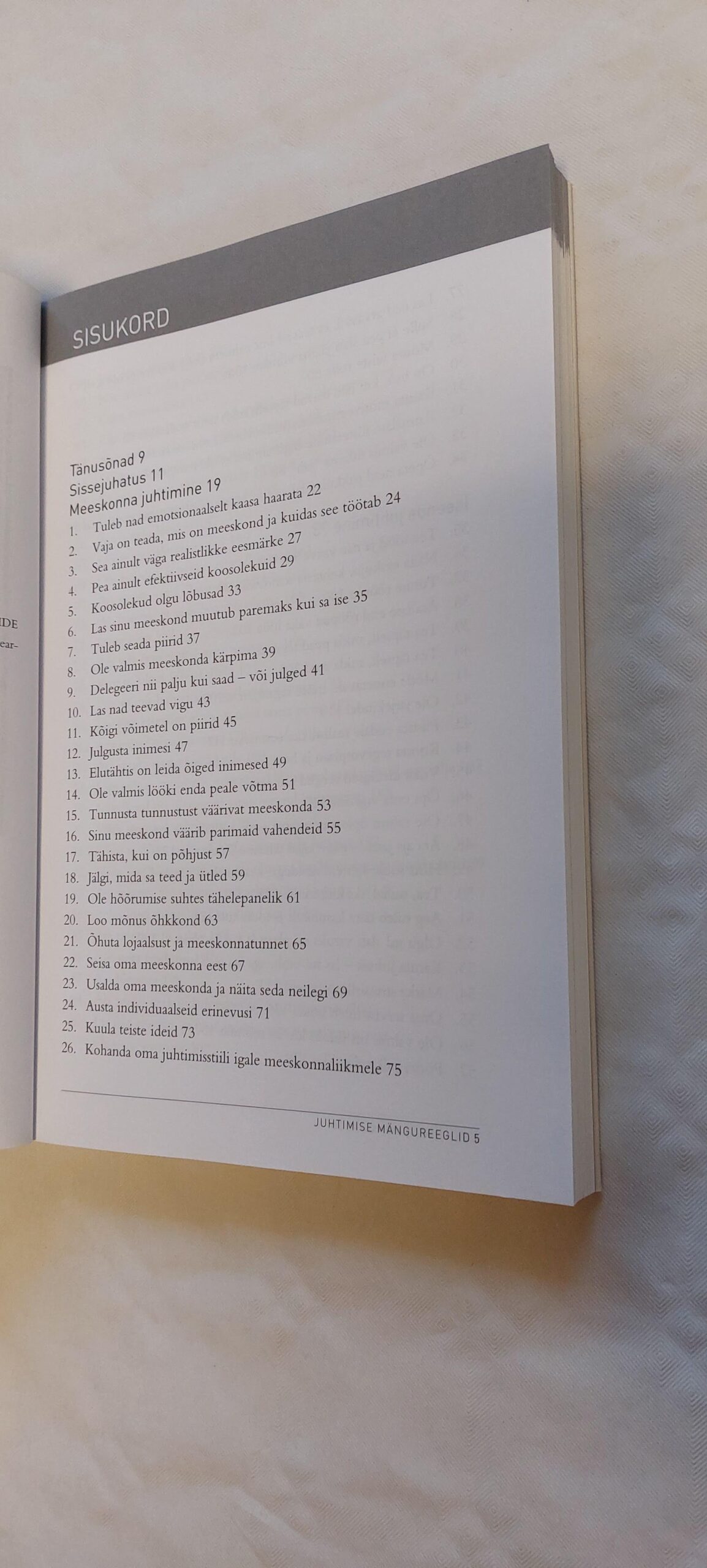 Juhtimise mängureeglid. Richard Templar. 2007 - Image 3