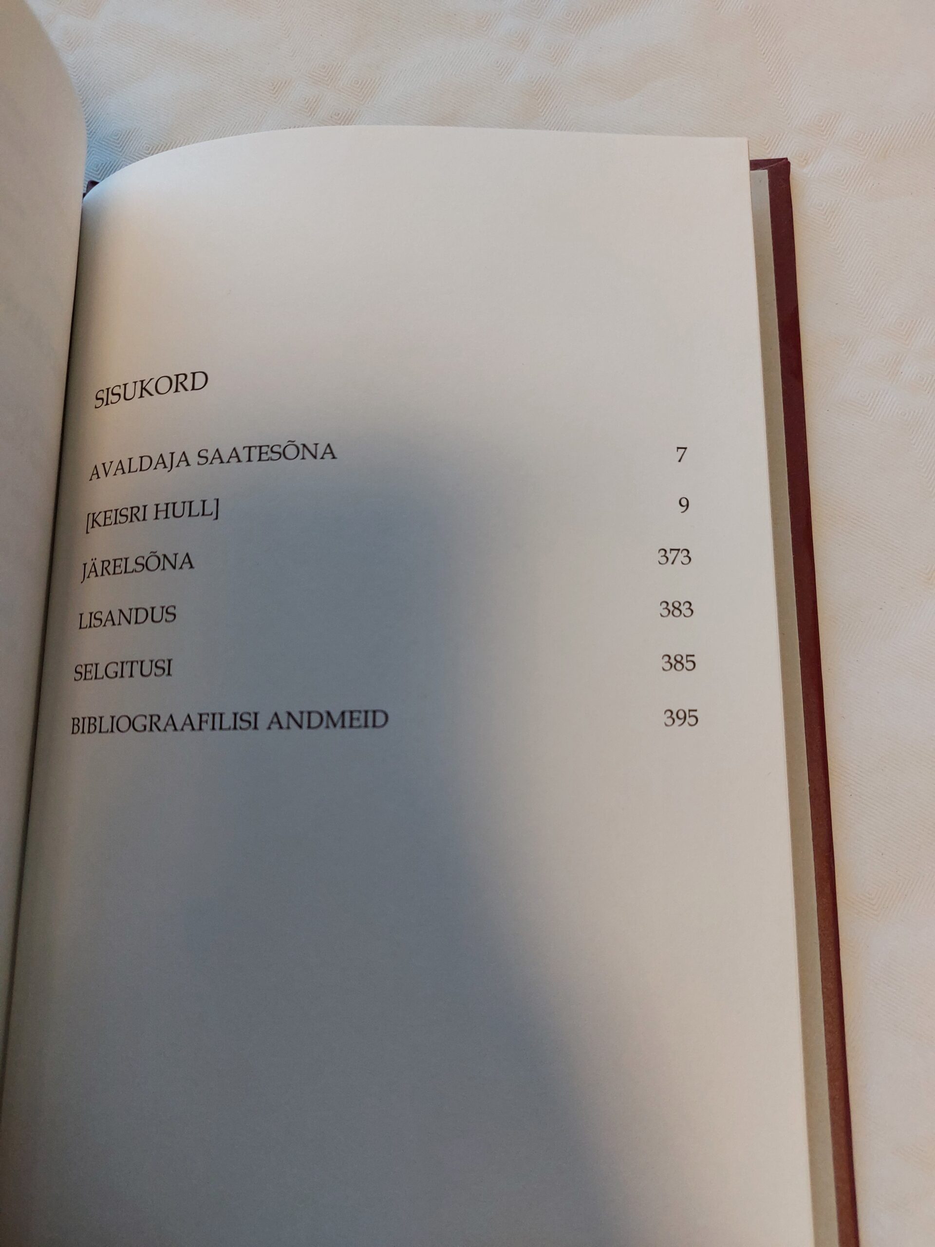 Jaan Kross. Kogutud teosed 5. Keisri hull. 1999 - Image 4