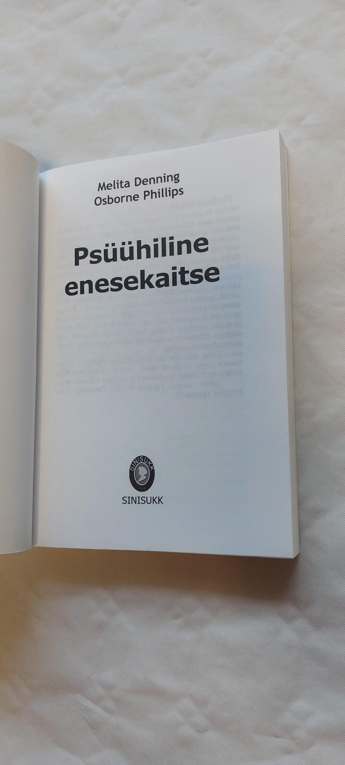 Psüühiline enesekaitse. Melita Denning, Osborne Phillips. 2000 - Image 2