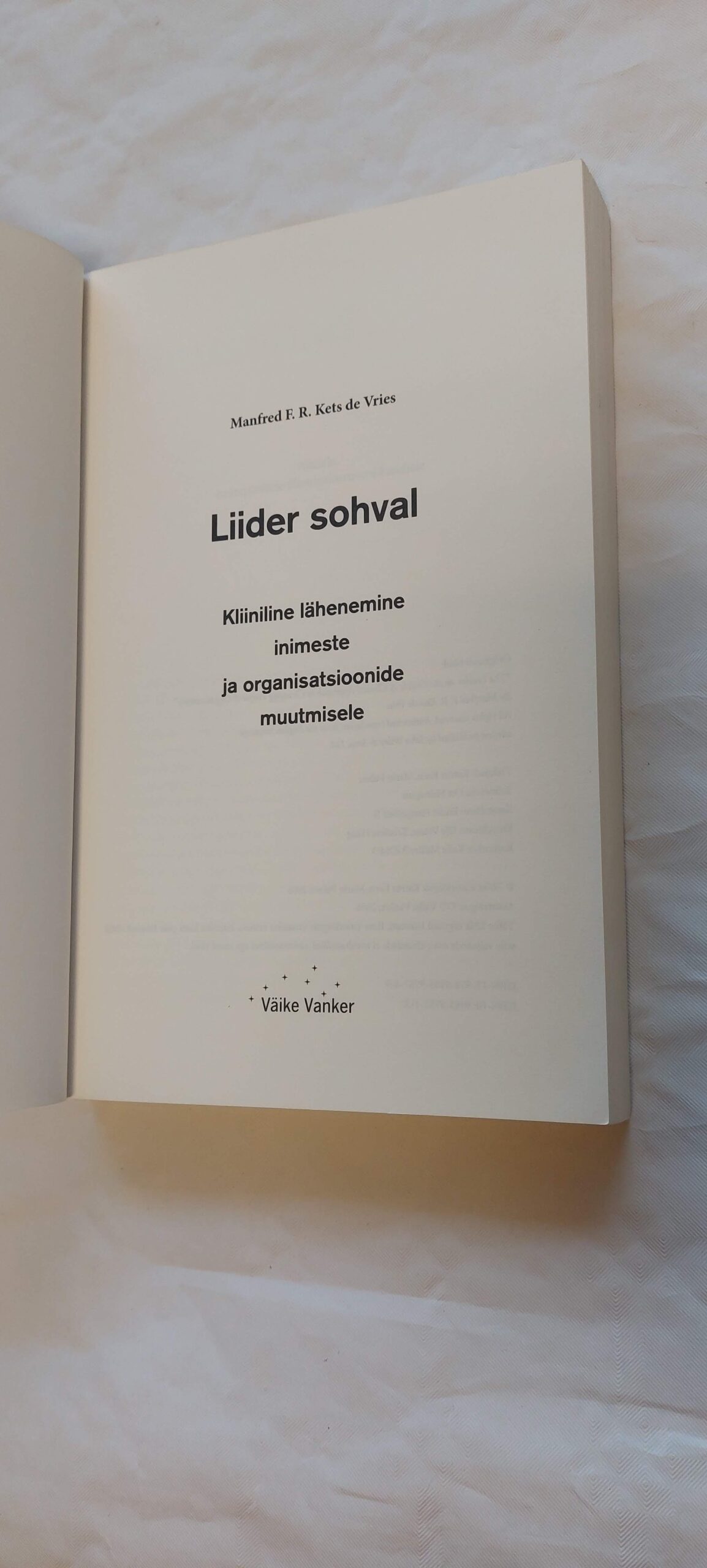 Liider sohval. Manfred F. R. Kets de Vires. 2006 - Image 2
