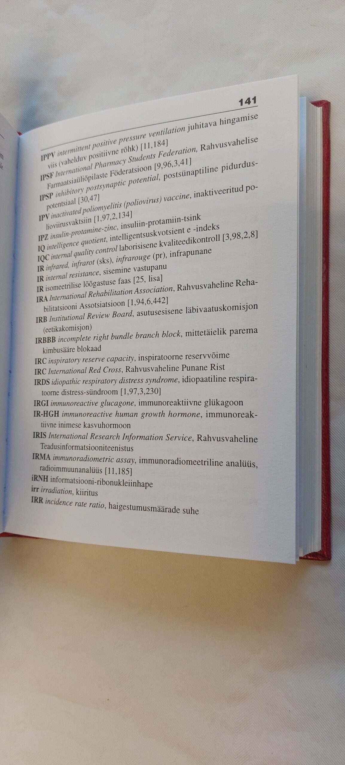 Meditsiini terminite lühendeid. 1999 - Image 3