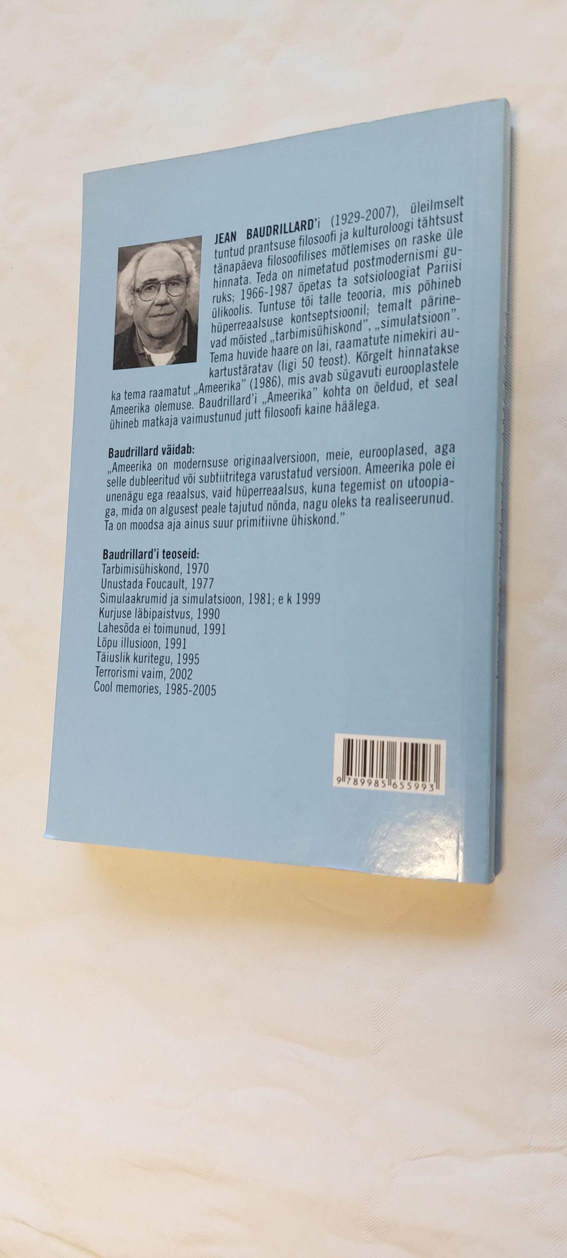 Ameerika. Jean Baudrillard. 2007 - Image 4