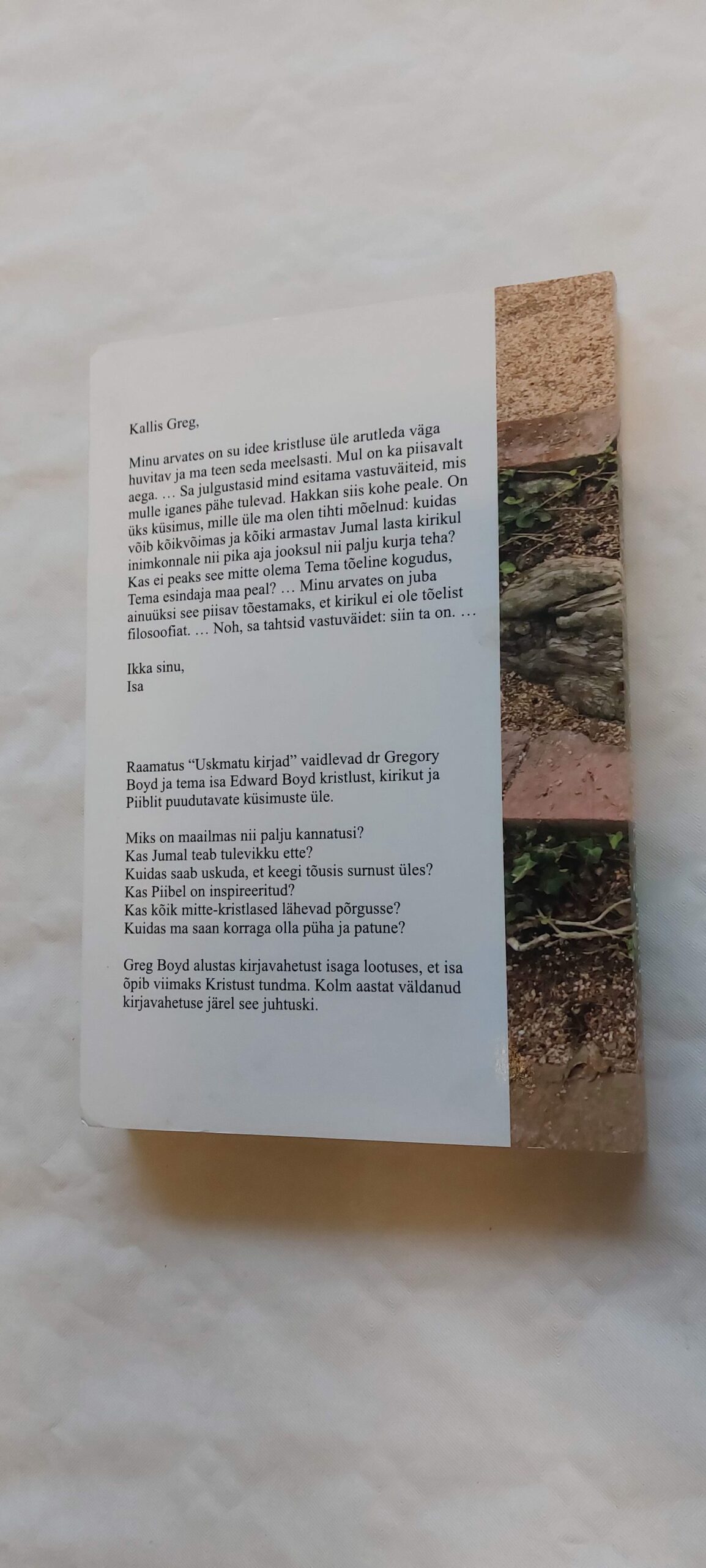 Uskumatu kirjad. Gregory A. Boyd, Edward K. Boyd. 2007 - Image 5