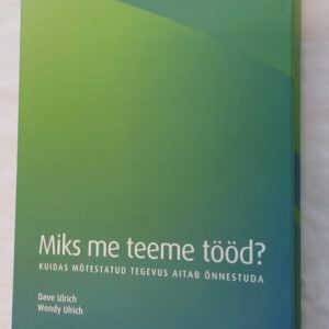 Miks me teeme tööd? Dave Ulrich, Wendy Ulrich. 2010