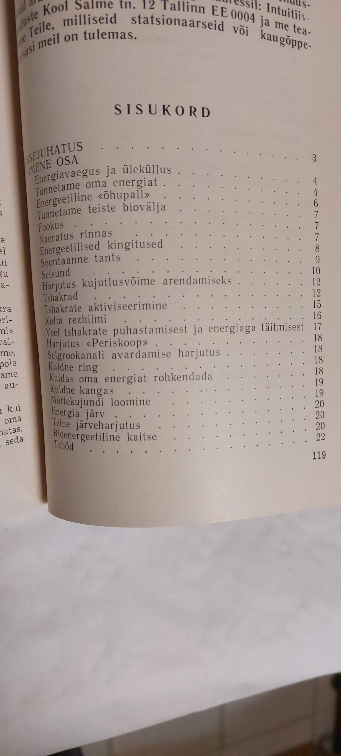 Bioenergeetika õpik. I-II. osa. Valev Mirtem. 1995, 1998 - Image 3