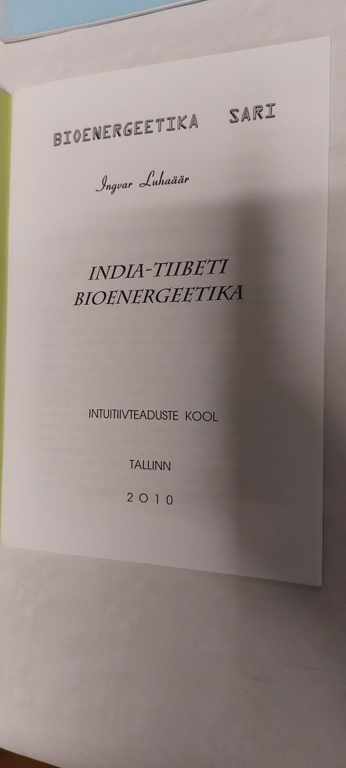 Bioenergeetika sari (5 tk). Ingvar Luhaäär. - Image 3